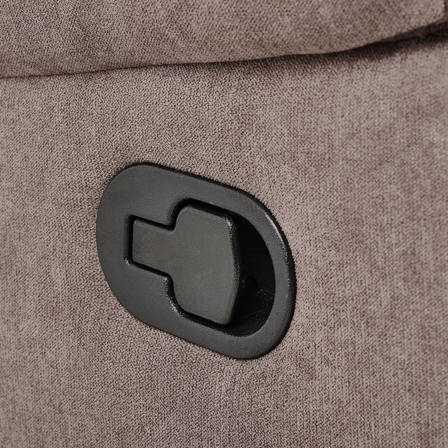 5-Sitzer Ecksofa Stoff manuell verstellbar taupe ROKKE