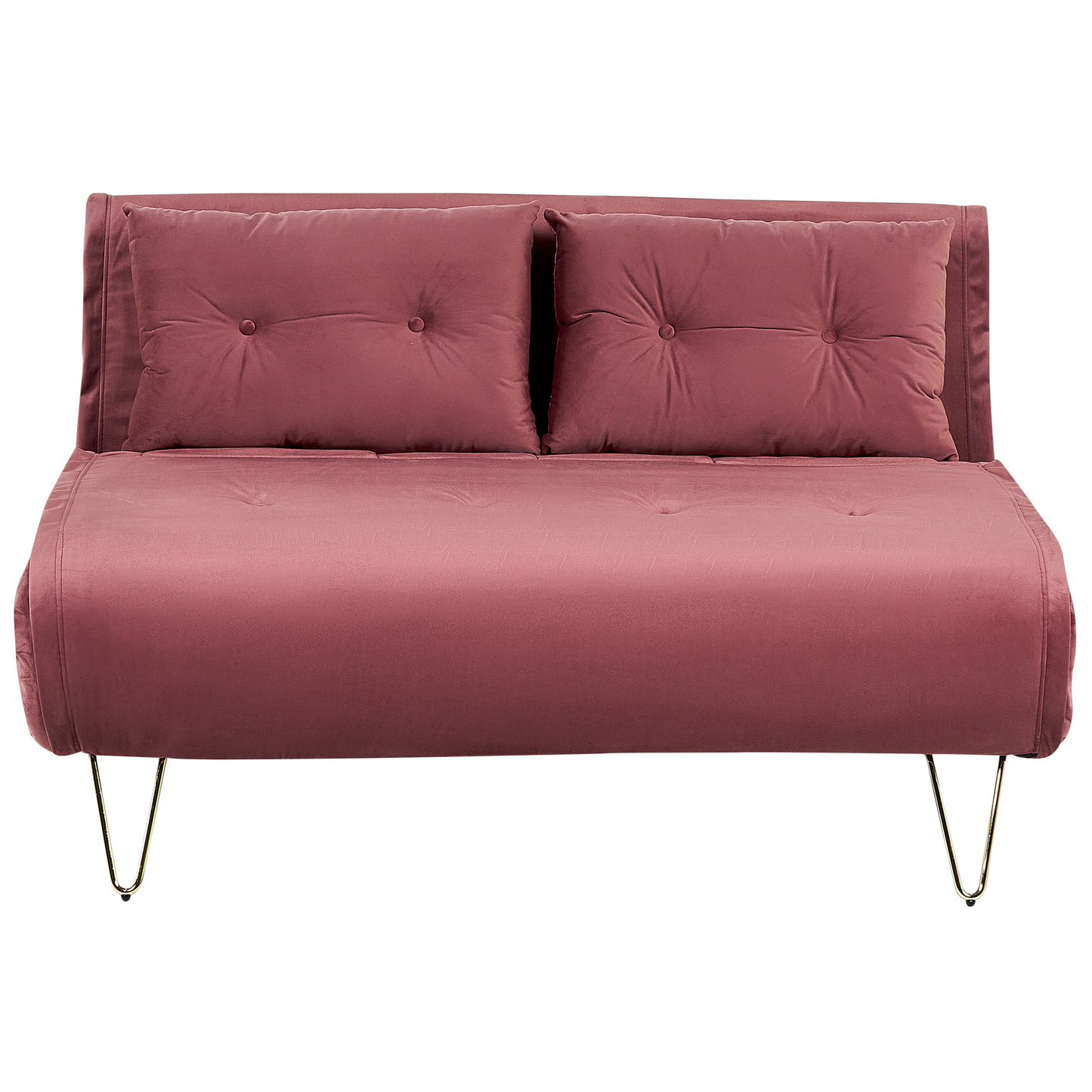 Sofa Set Samtstoff rosa 3-Sitzer VESTFOLD