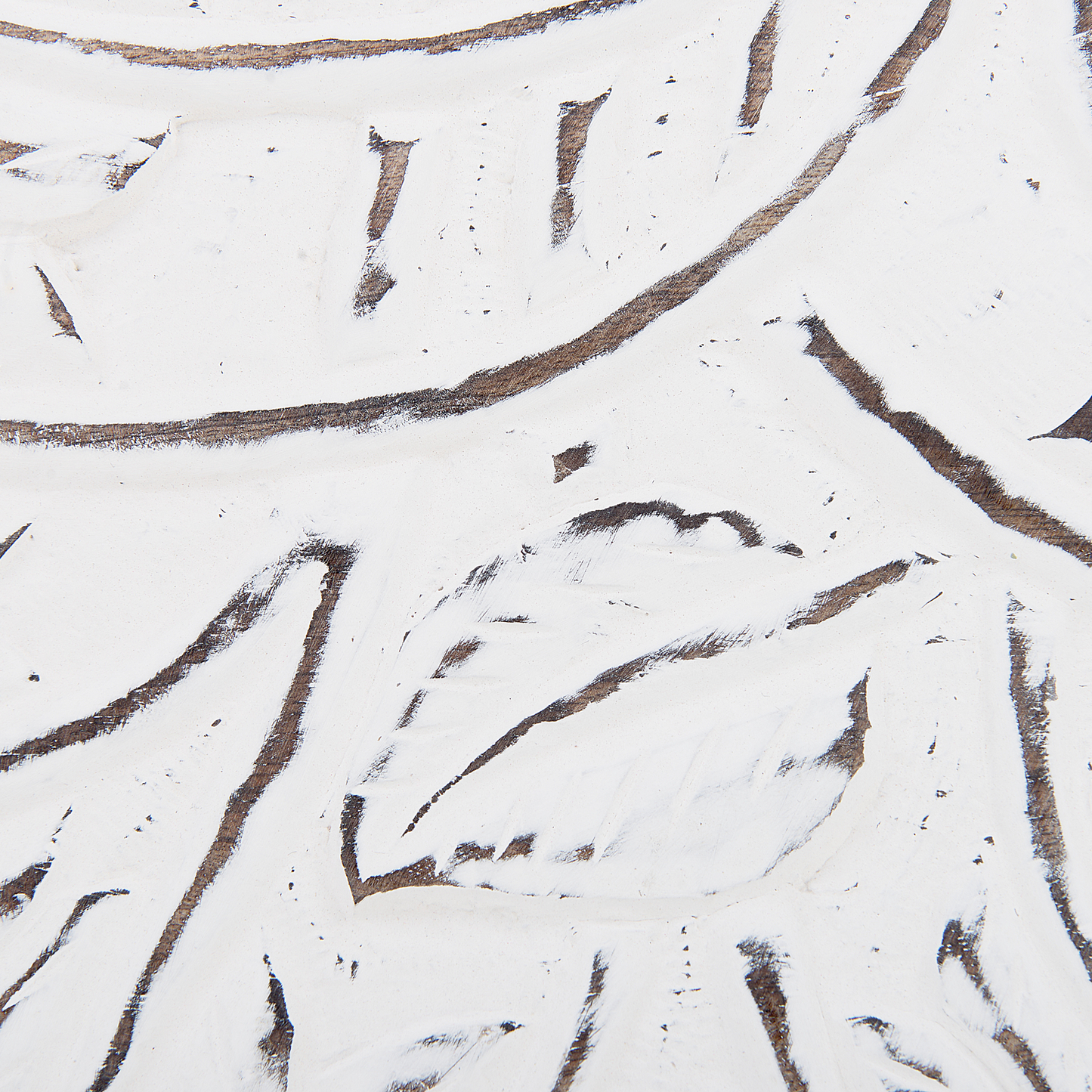 Beistelltisch 2er Set Mangoholz cremeweiss achteckig CHANDRA