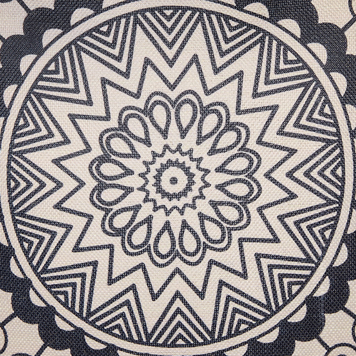 Dekokissen 2er Set GERANIUM 45 x 45 cm Schwarz Orientalisches Muster