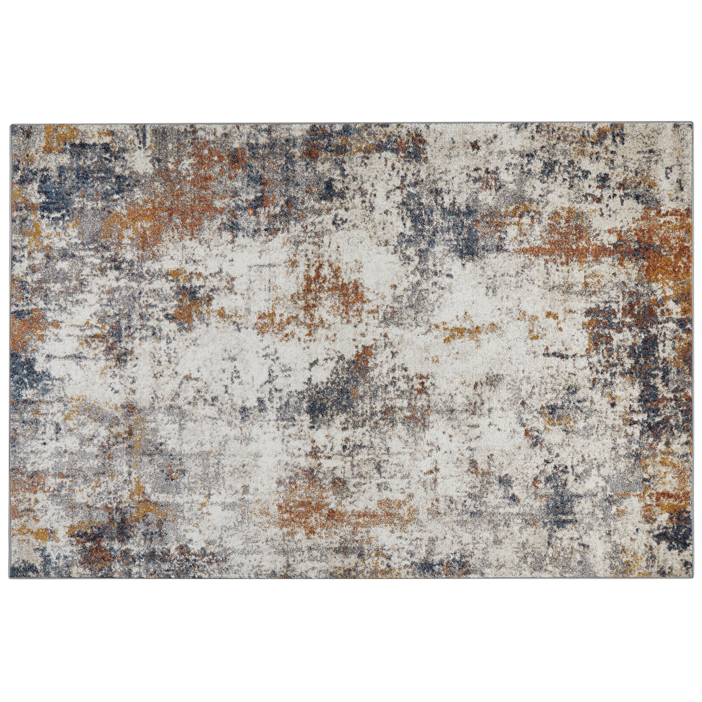 Teppich mehrfarbig 200 x 300 cm abstraktes Muster Kurzflor SHATIN