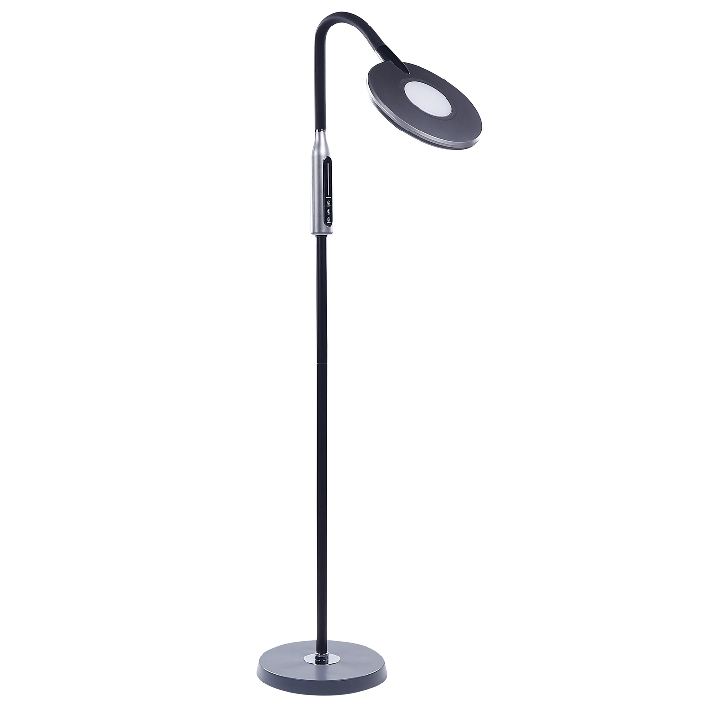 LED Stehlampe CASSIOPEIA mit Dimmer Metall Schwarz