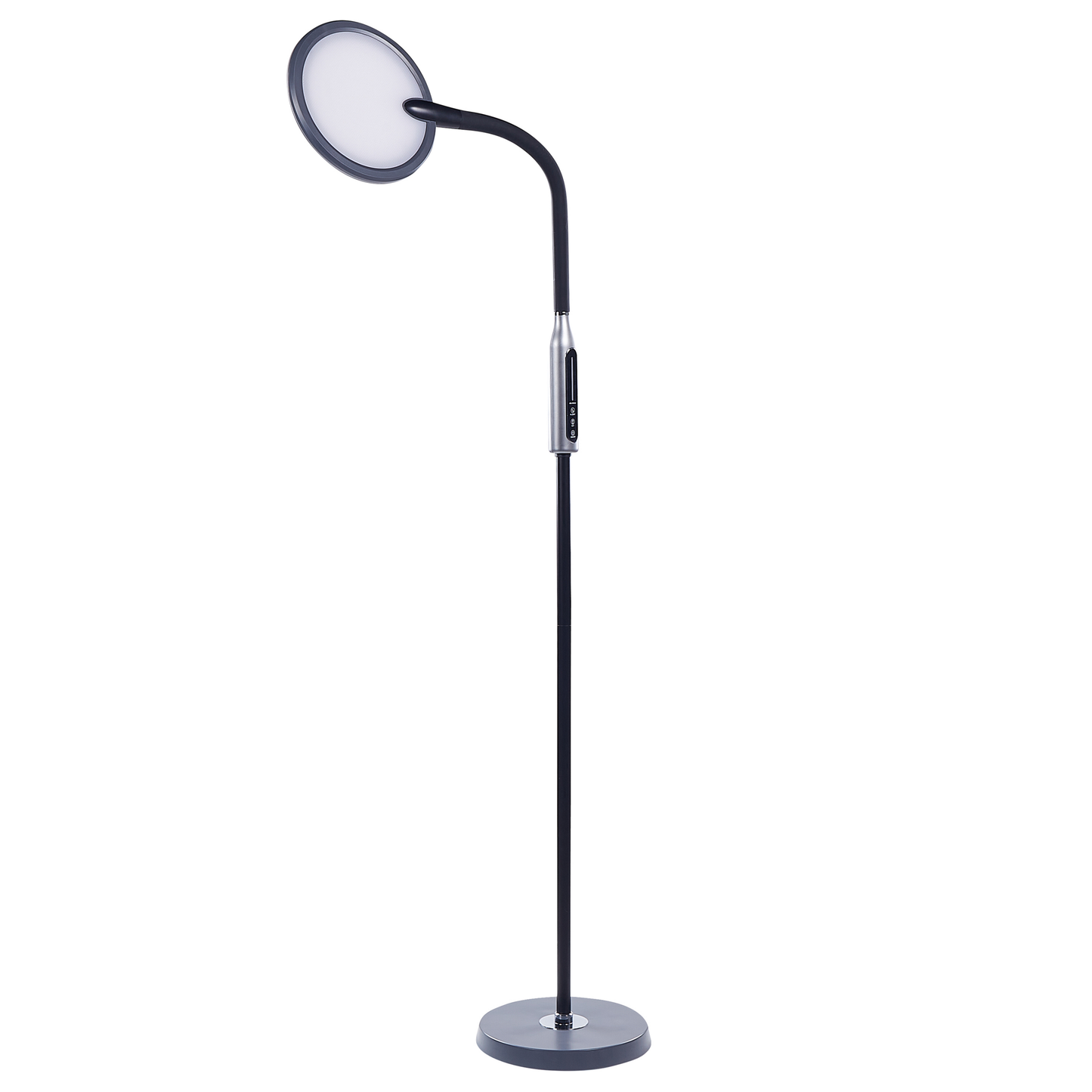 LED Stehlampe CASSIOPEIA mit Dimmer Metall Schwarz
