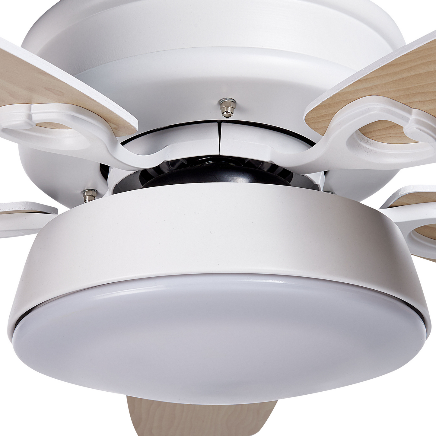 Deckenventilator mit Licht LOGAN mit Fernbedienung Weiss