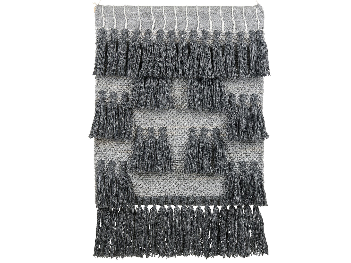 Wandbehang JIWA Baumwolle 106 cm Grau