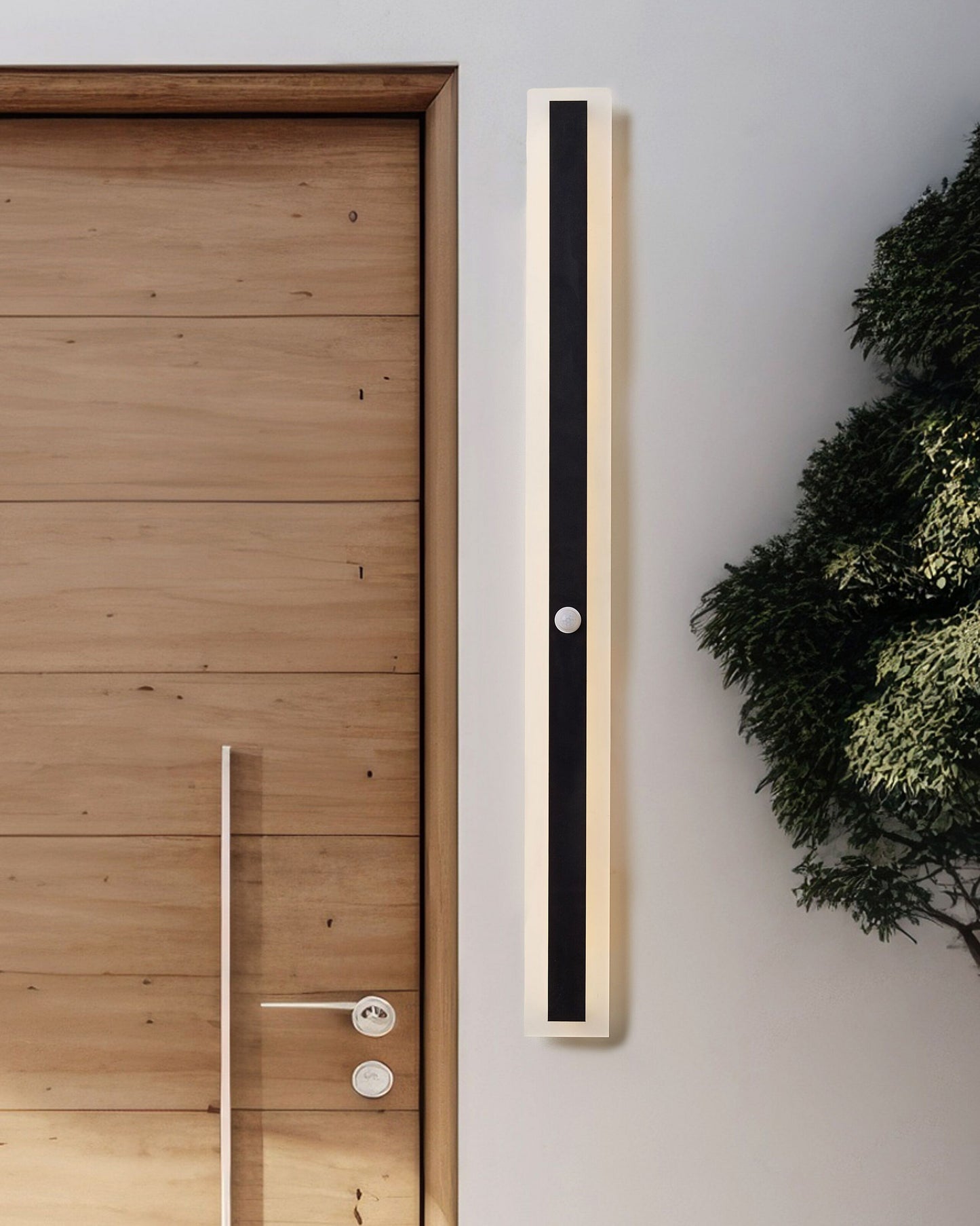 LED Aussenwandleuchte SAVANE mit Bewegungsmelder Schwarz