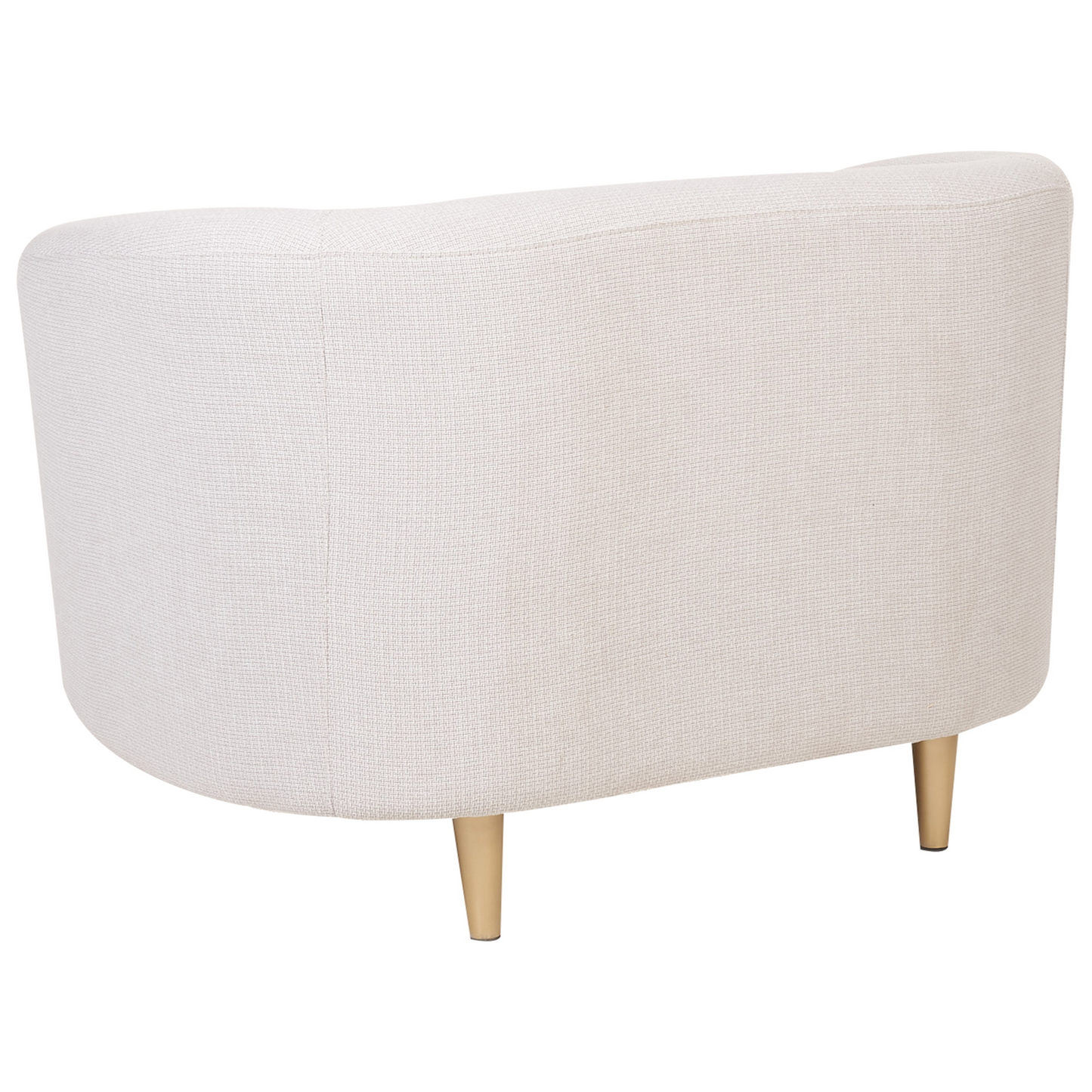 Sofa Set Polsterbezug beige / gold 3-Sitzer LOEN