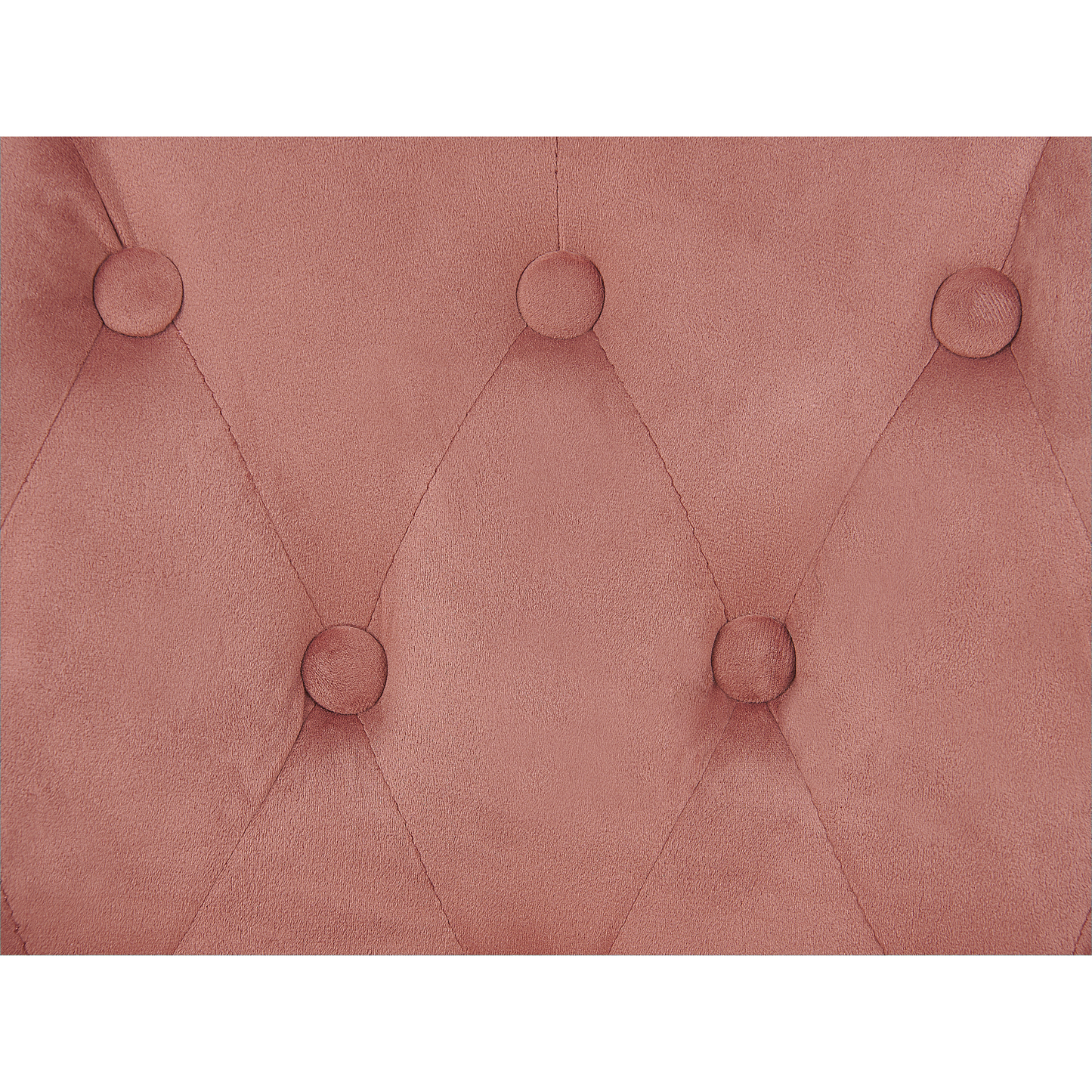 Bürostuhl drehbar PARRISH Samtstoff Pastellrosa