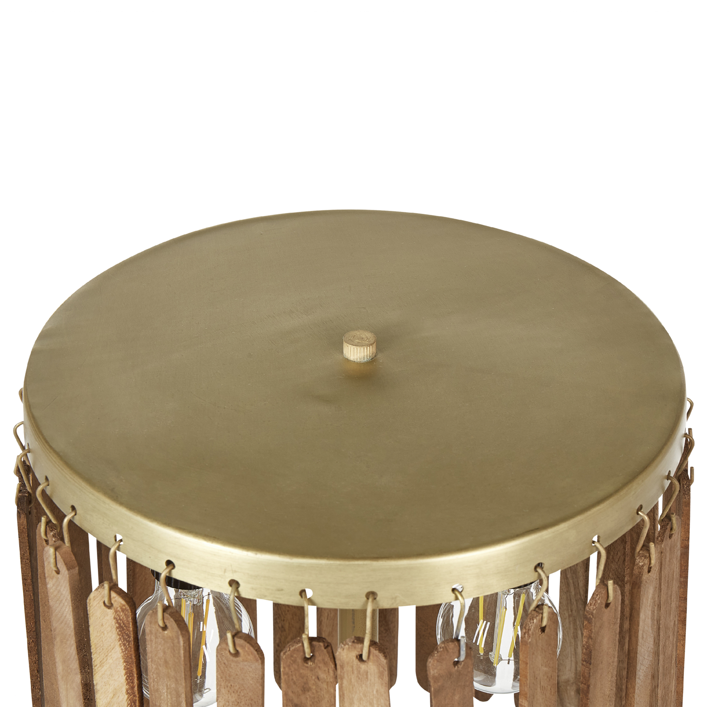 Tischleuchte KAVERI Mango Holz Braun