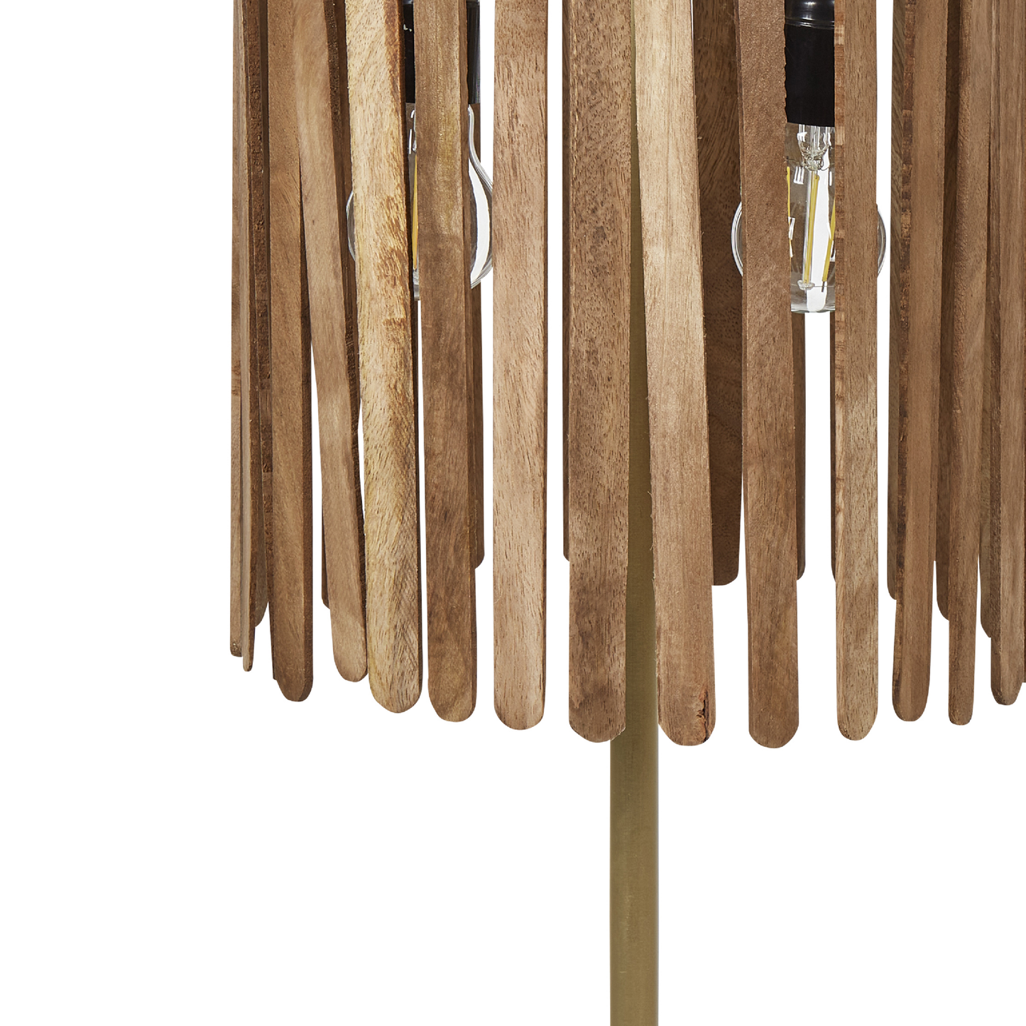 Tischleuchte KAVERI Mango Holz Braun