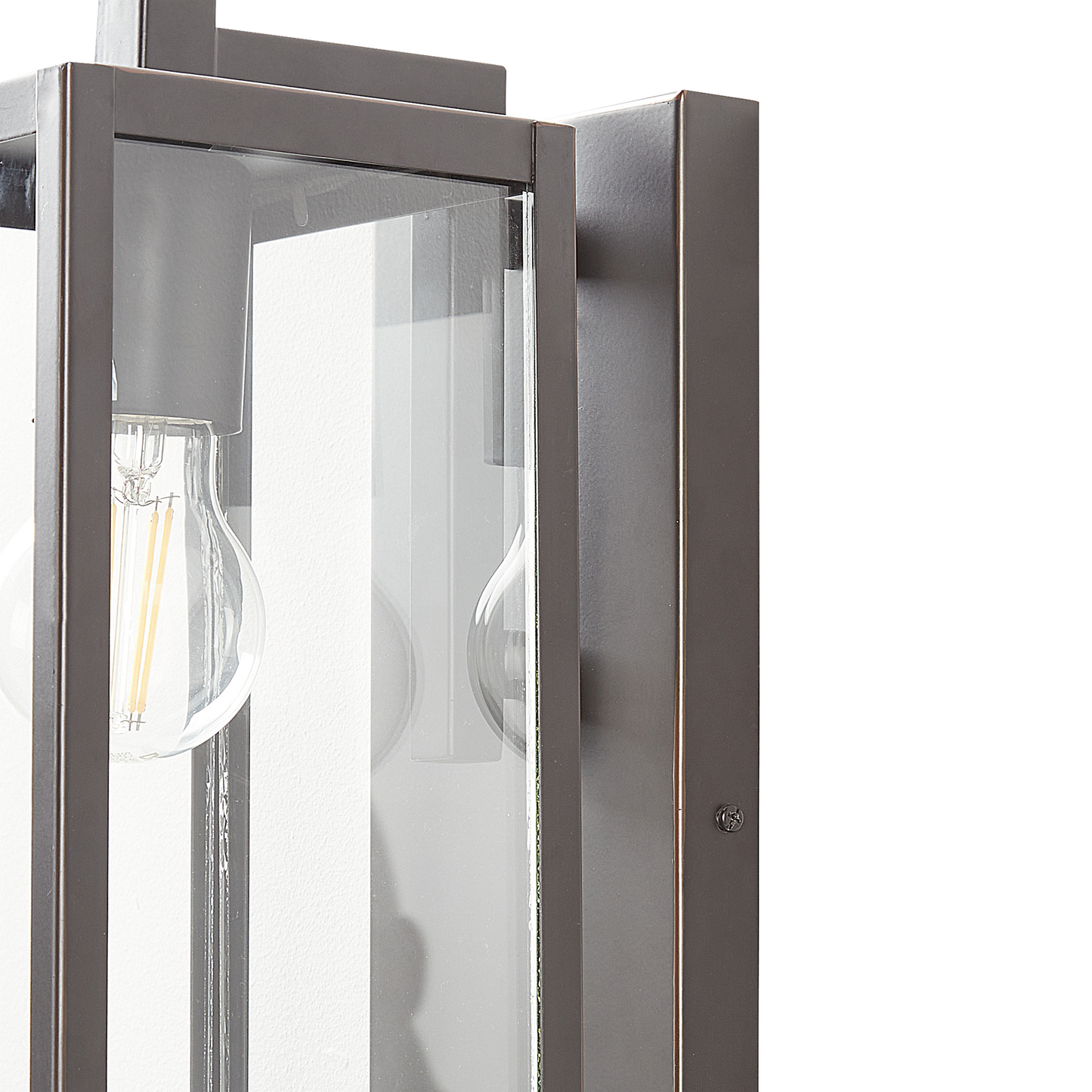 Aussenwandleuchte MEGGET mit Bewegungsmelder Schwarz