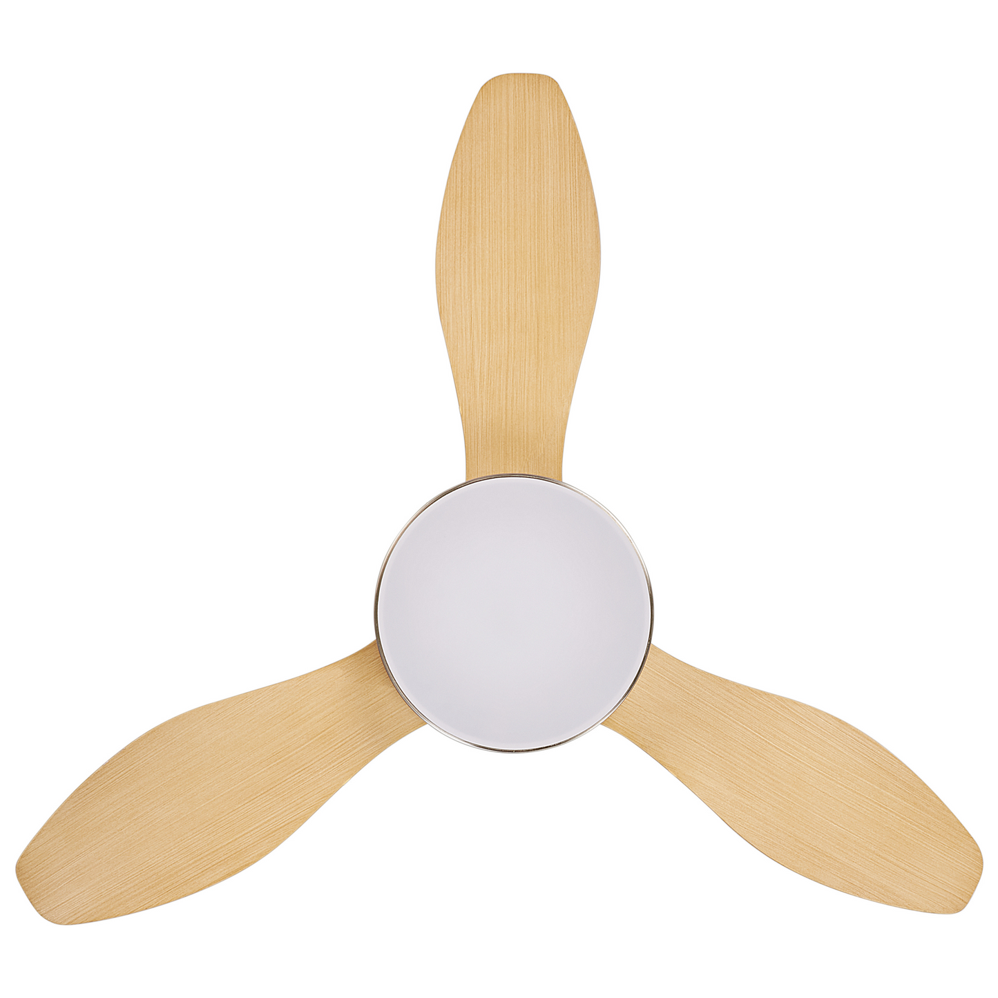 Deckenventilator mit Licht BANDERAS mit Fernbedienung Silber