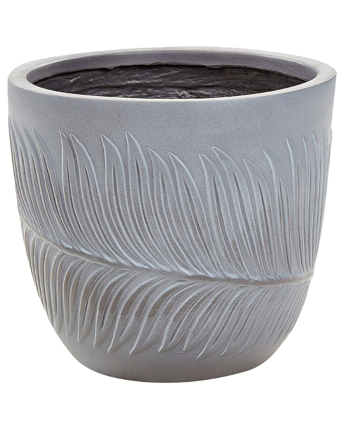 Blumenkübel FTERO Keramik 28 cm Grau