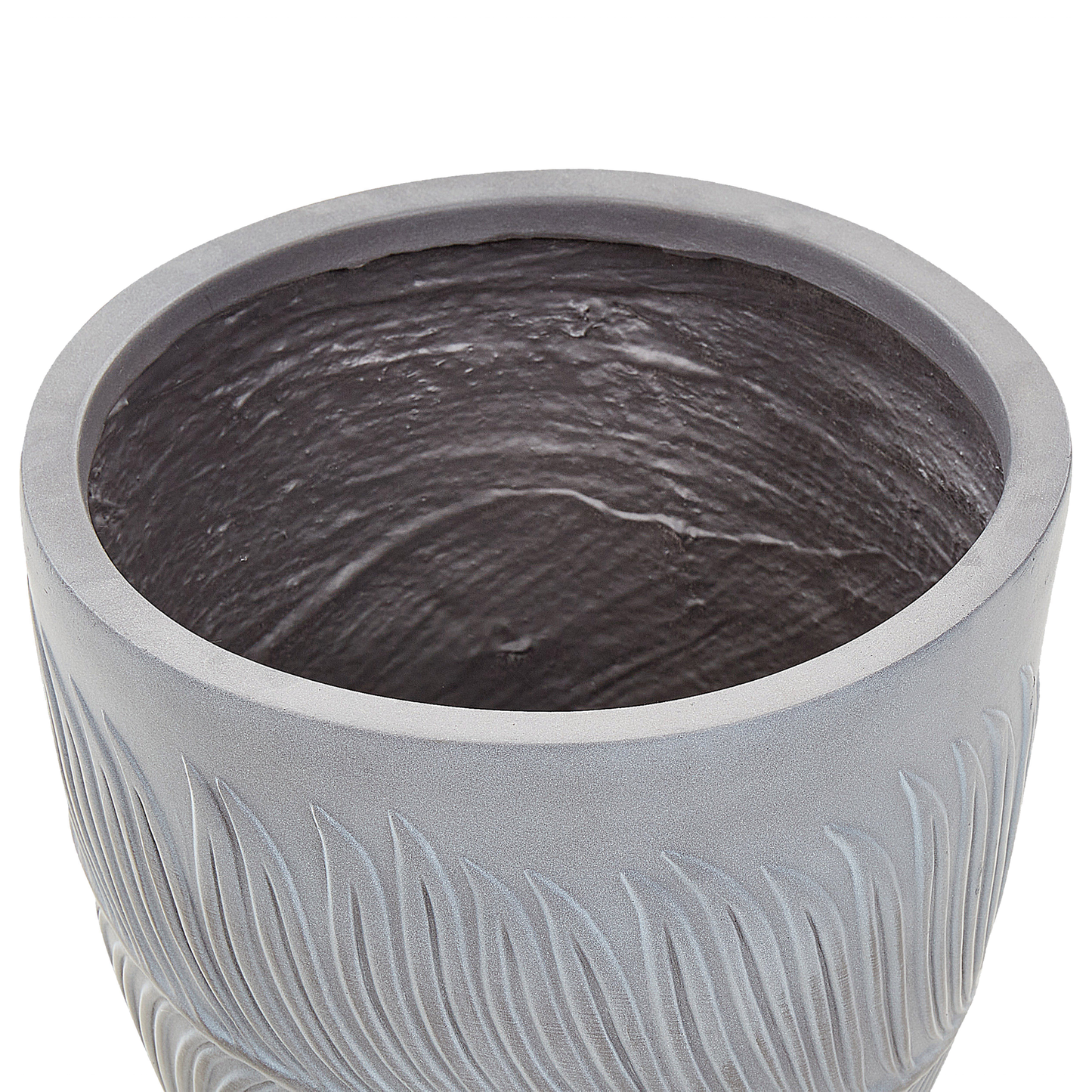 Blumenkübel FTERO Keramik 28 cm Grau