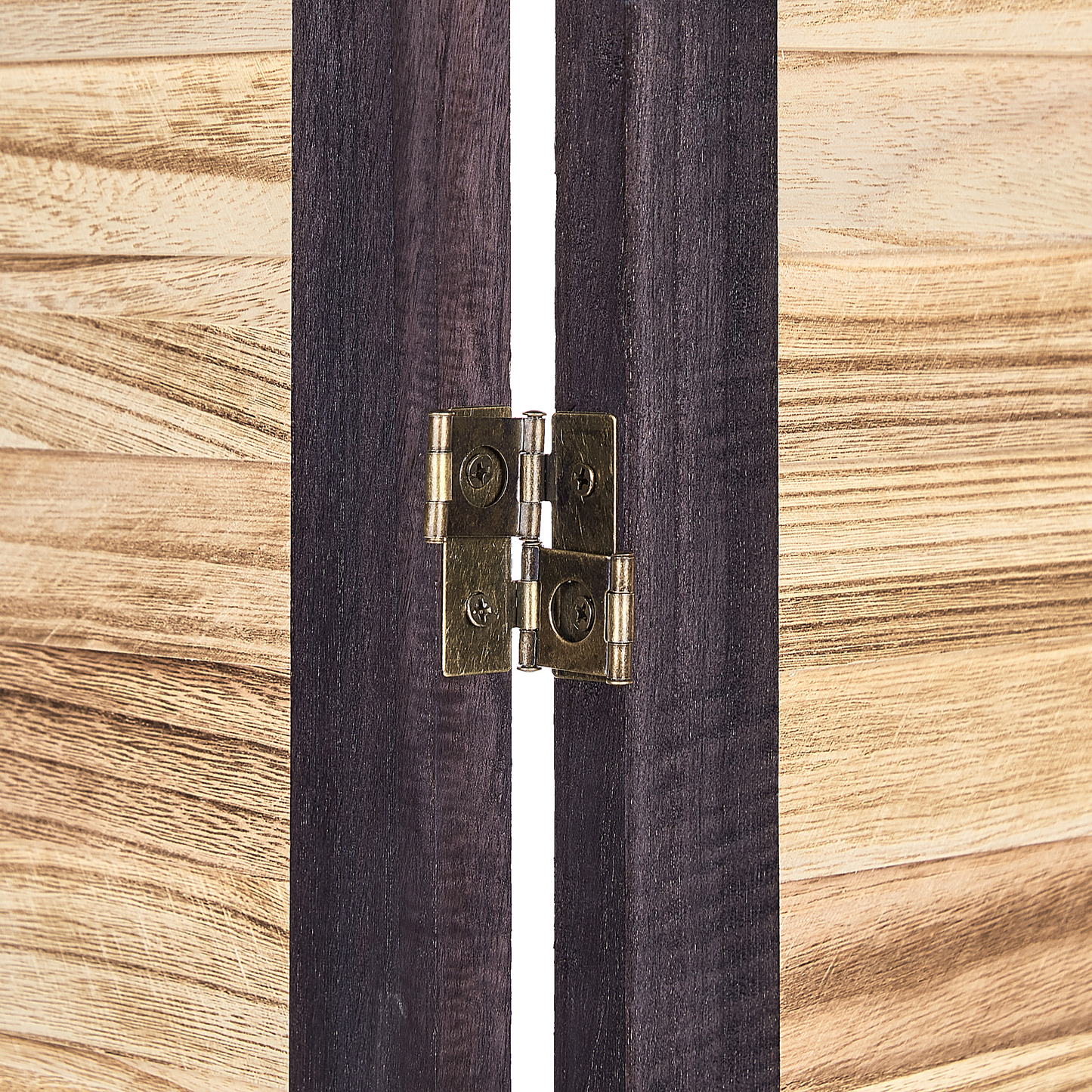 Raumteiler 4-teilig BRENNERBAD Braun / Schwarz 164 cm 170 cm