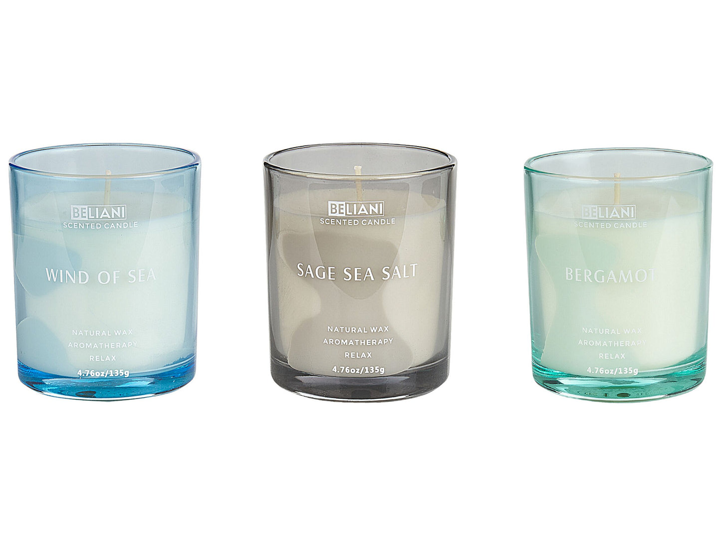 Duftkerzen 3er Set SHEER JOY Sojawachs Frische Note