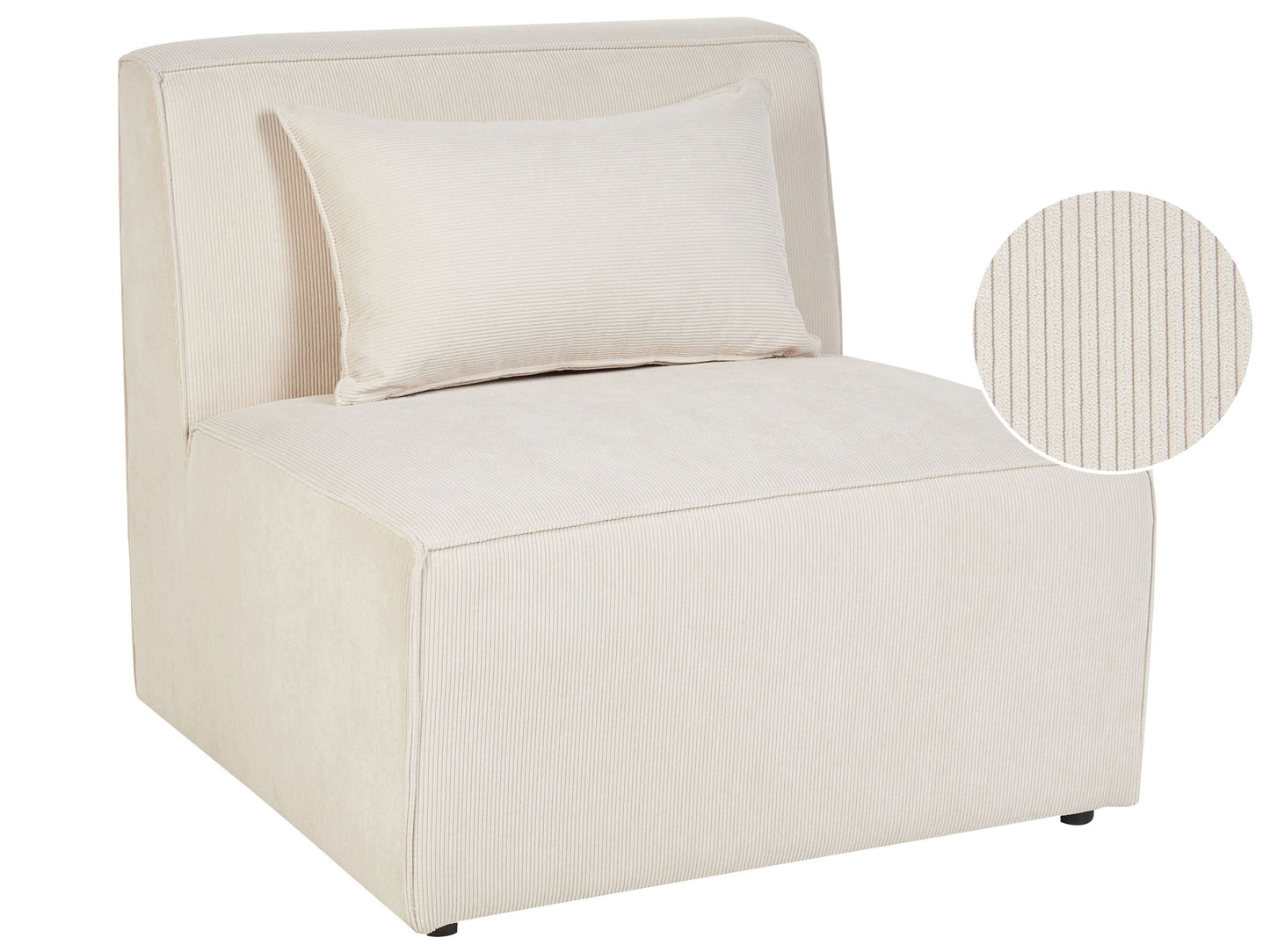 Mittelstück Cord hellbeige LEMVIG