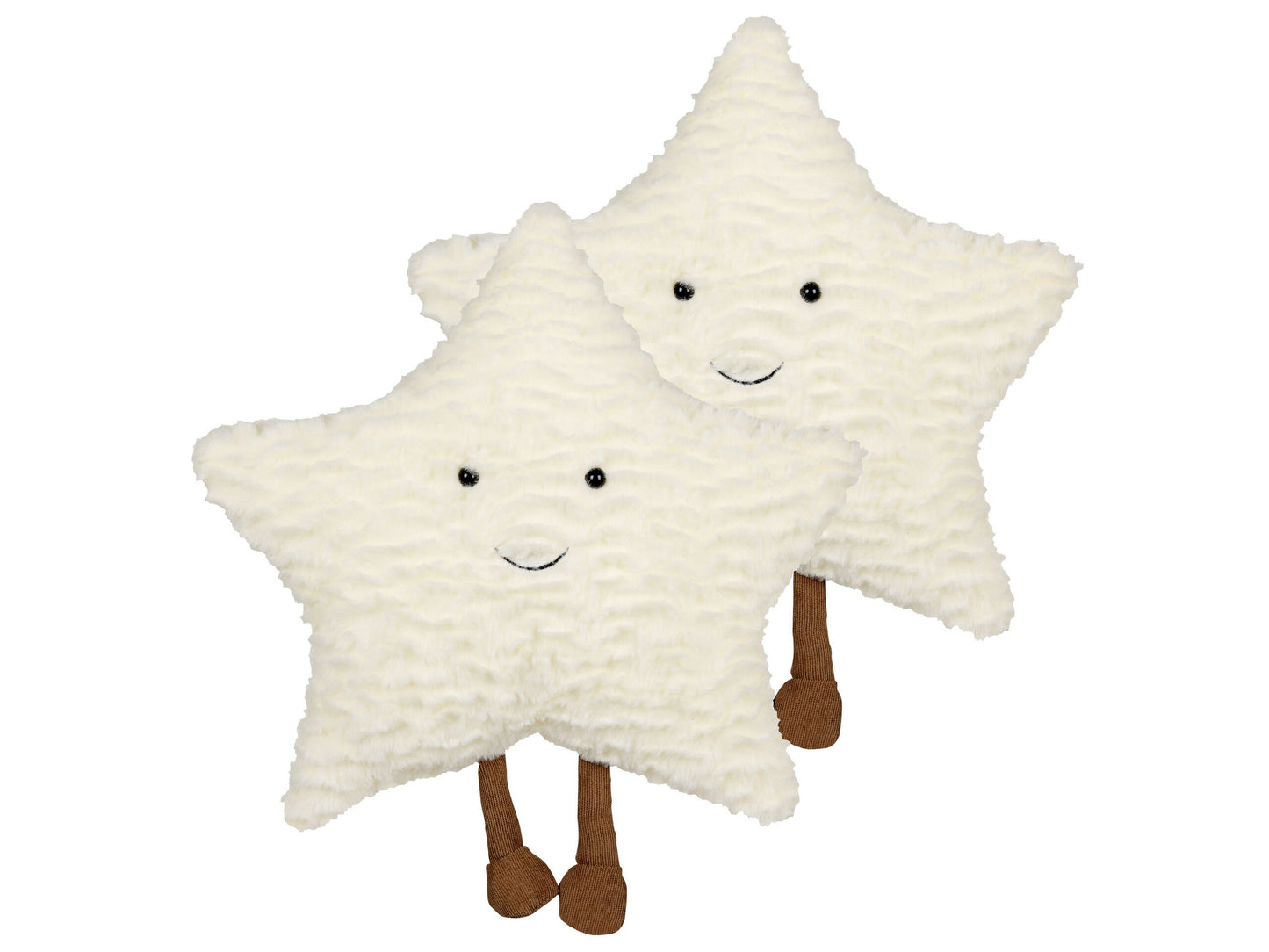 Kinderkissen Stern 40 x 40 cm Weiss 2er Set STARFRUIT