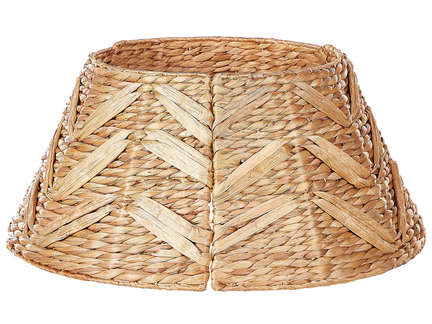 Weihnachtsbaumkragen SAPIN Naturfarben 60 cm Wasserhyazinthe