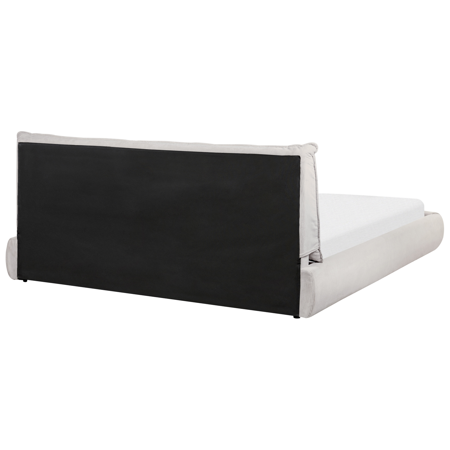 Wasserbett Cord VINAY 180 x 200 cm Hellbeige