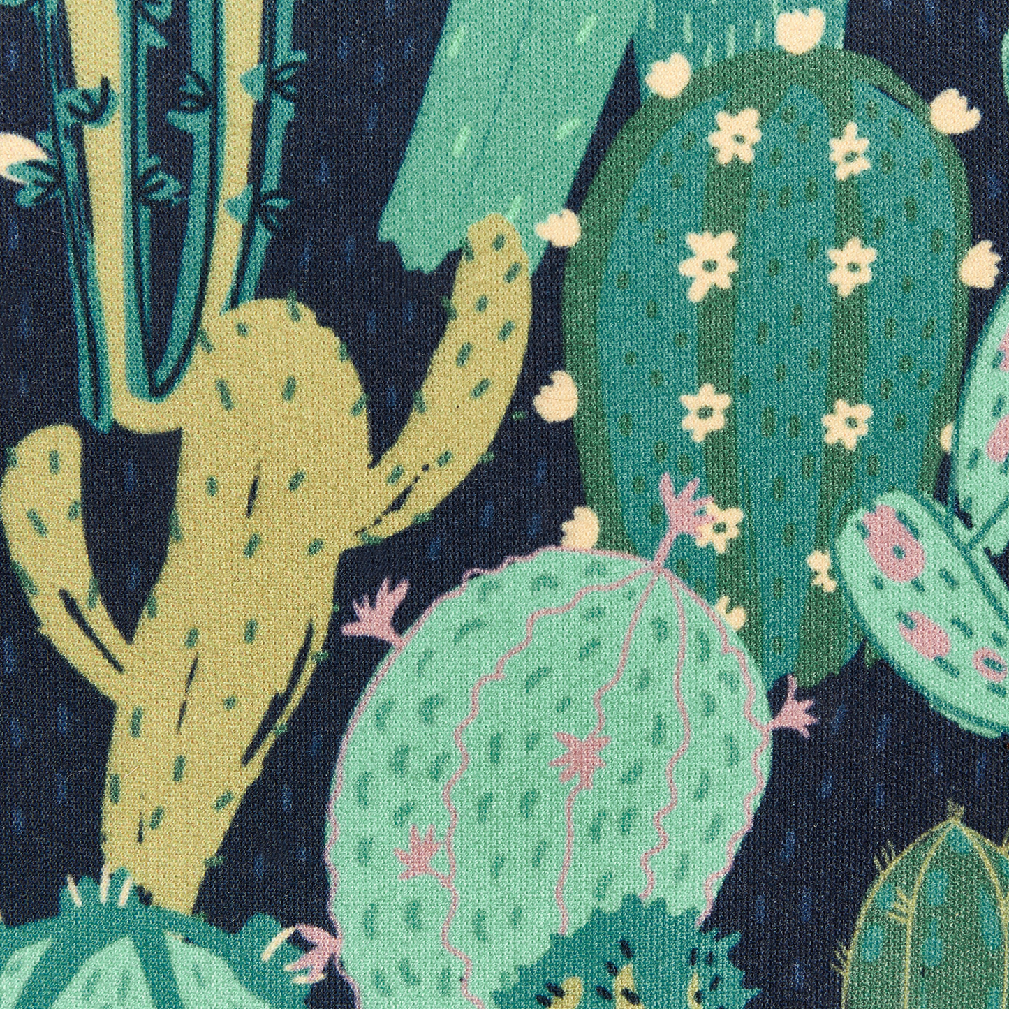 Gartenkissen 2er Set BUSSANA Pflanzenmuster 45 x 45 cm Grün