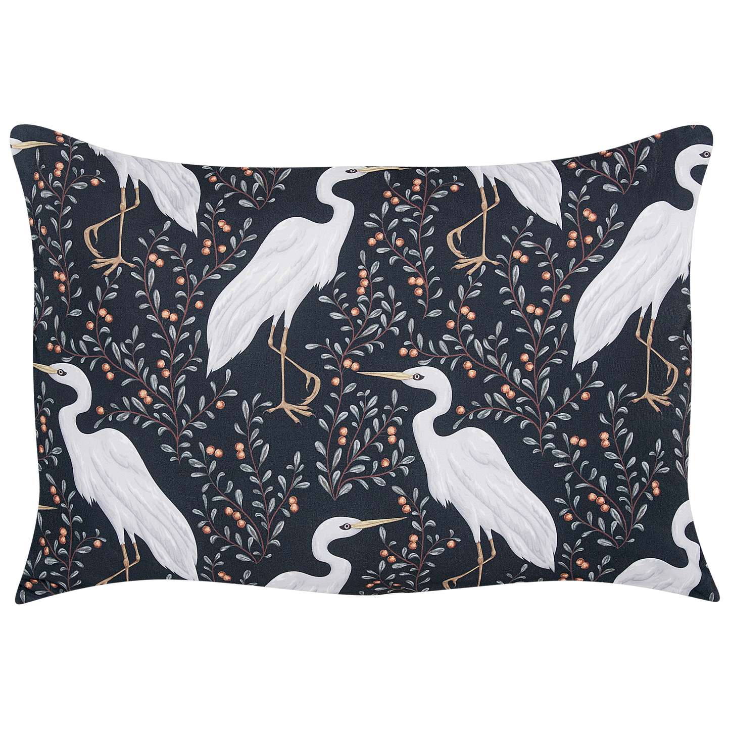 Gartenkissen 2er Set PIANAZZO Tiermuster 40 x 60 cm Schwarz