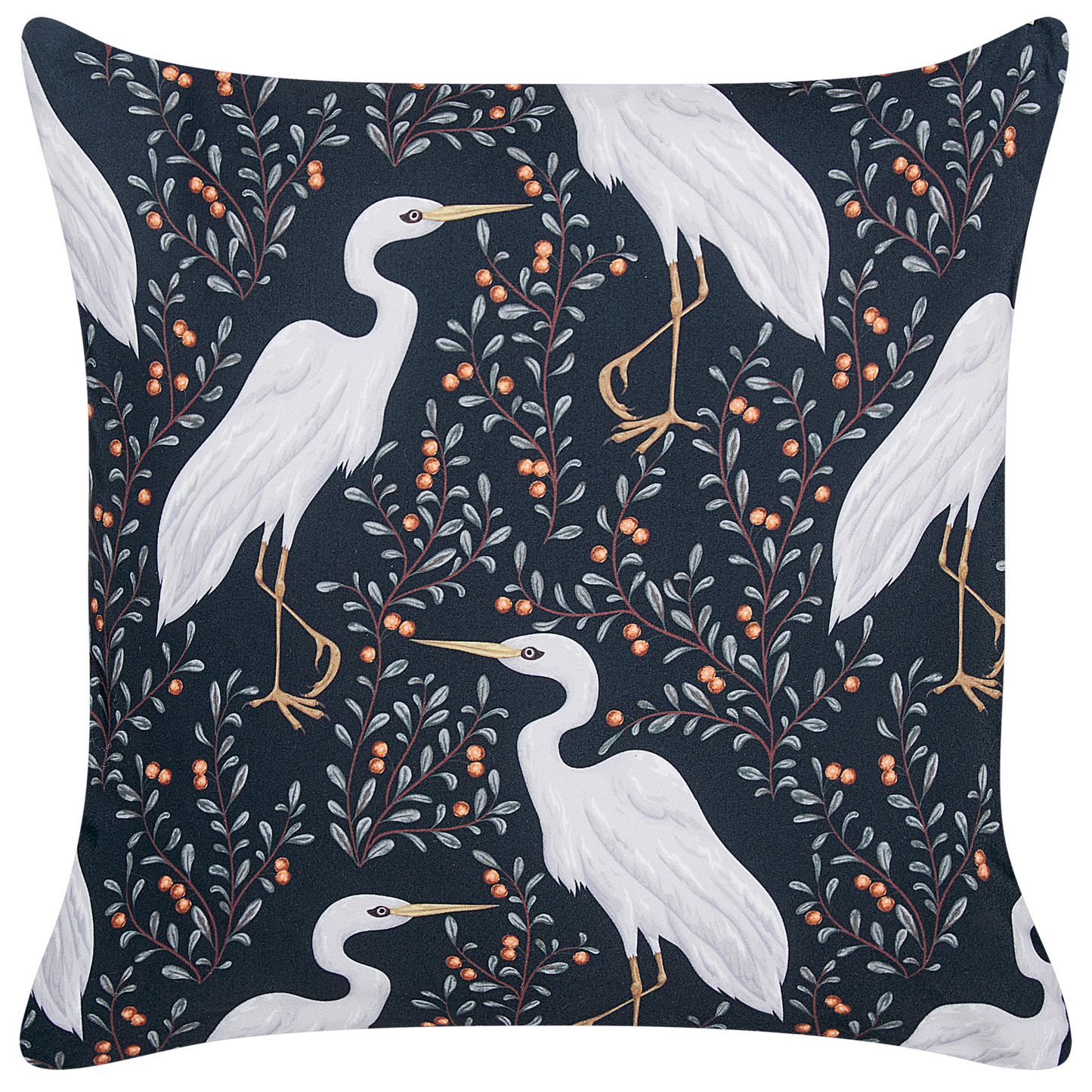 Gartenkissen 2er Set PIANAZZO Tiermuster 45 x 45 cm Schwarz