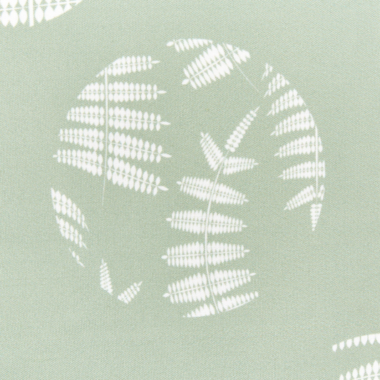 Gartenkissen 2er Set ALASSIO Pflanzenmuster 45 x 45 cm Grün