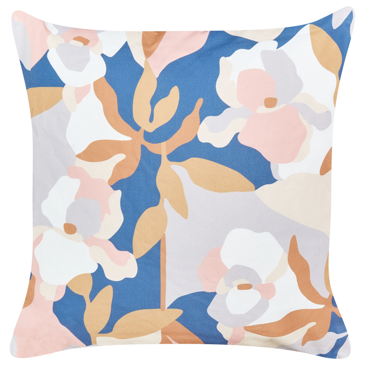 Gartenkissen 2er Set VEREZZI Blumenmuster 45 x 45 cm Bunt
