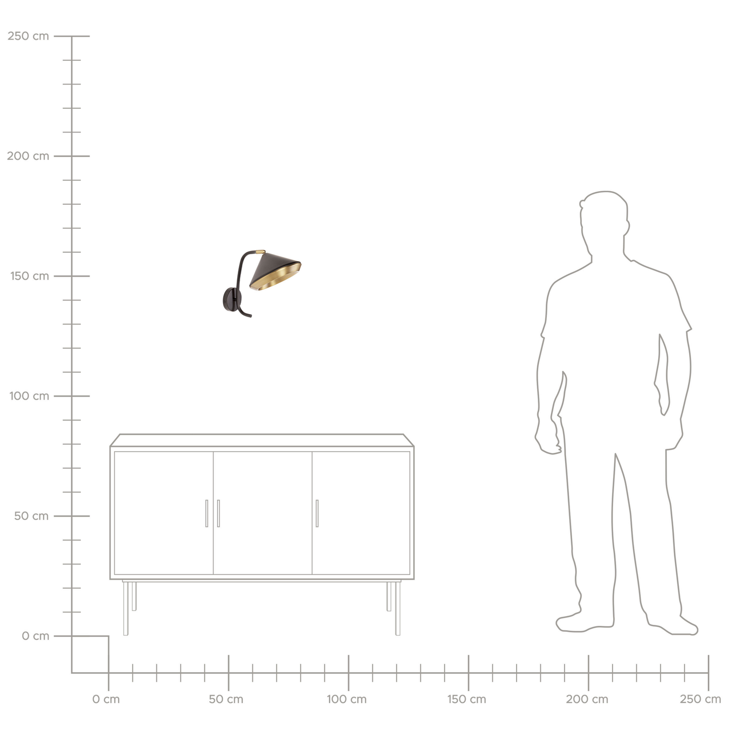 Strahler MOKVI verstellbar Metall Schwarz