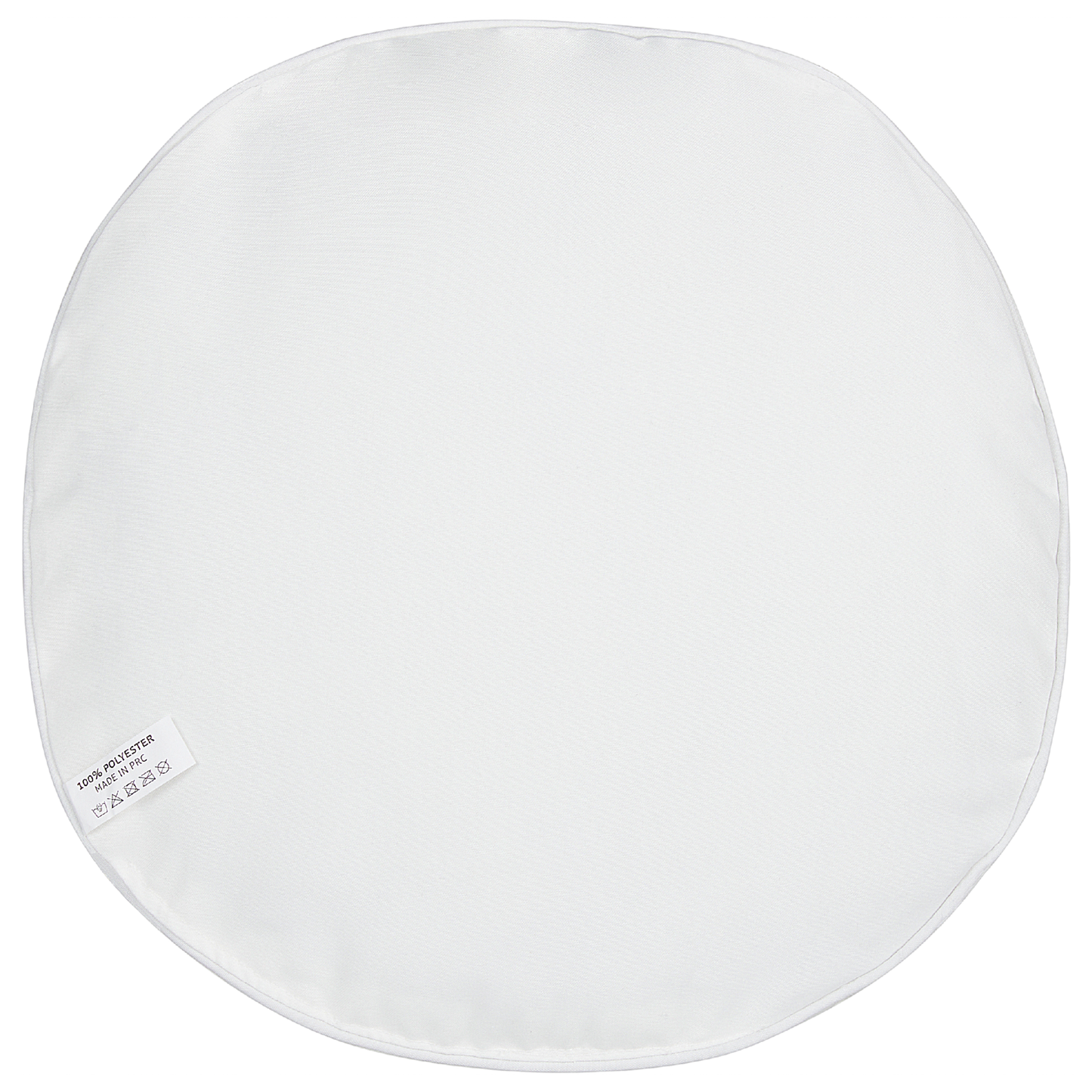 Gartenkissen 2er Set TORRAZZO Pflanzenmuster 40 x 40 cm Weiss