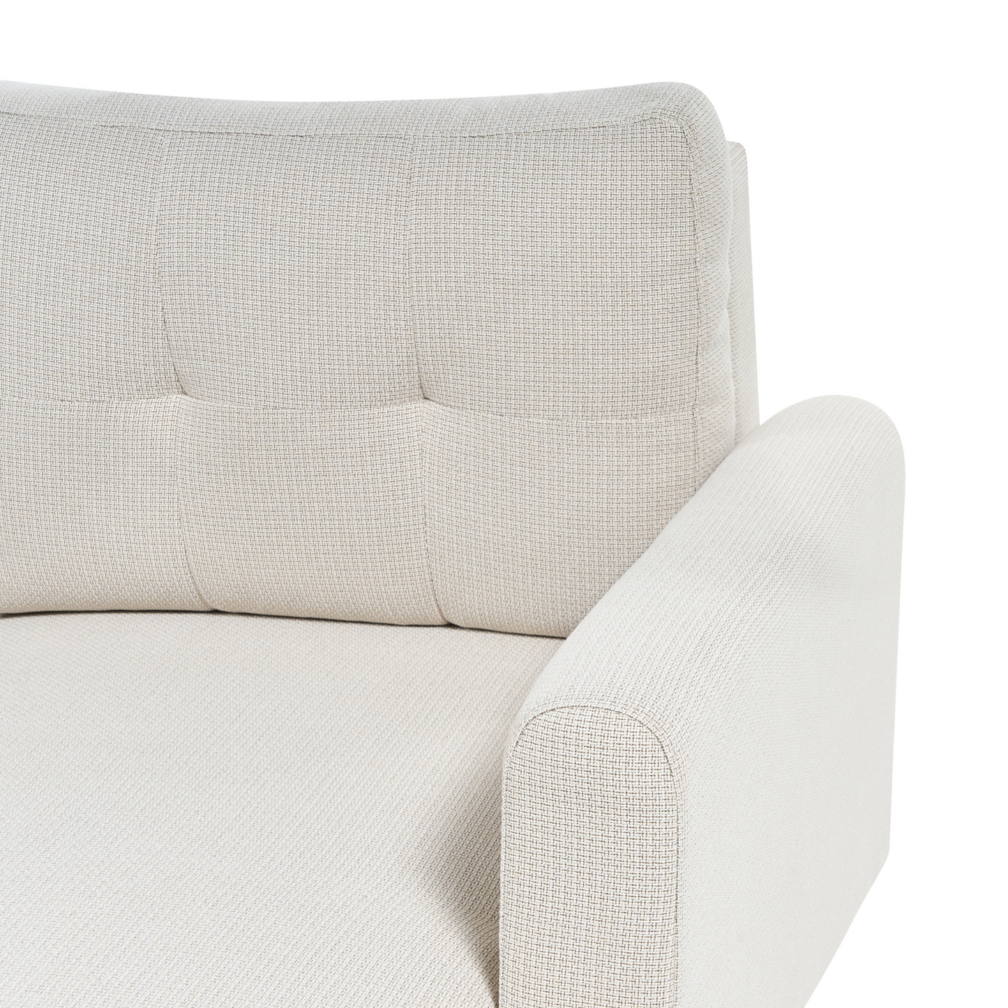 3-Sitzer Ecksofa hellbeige linksseitig mit Schlaffunktion Stauraum SIRO