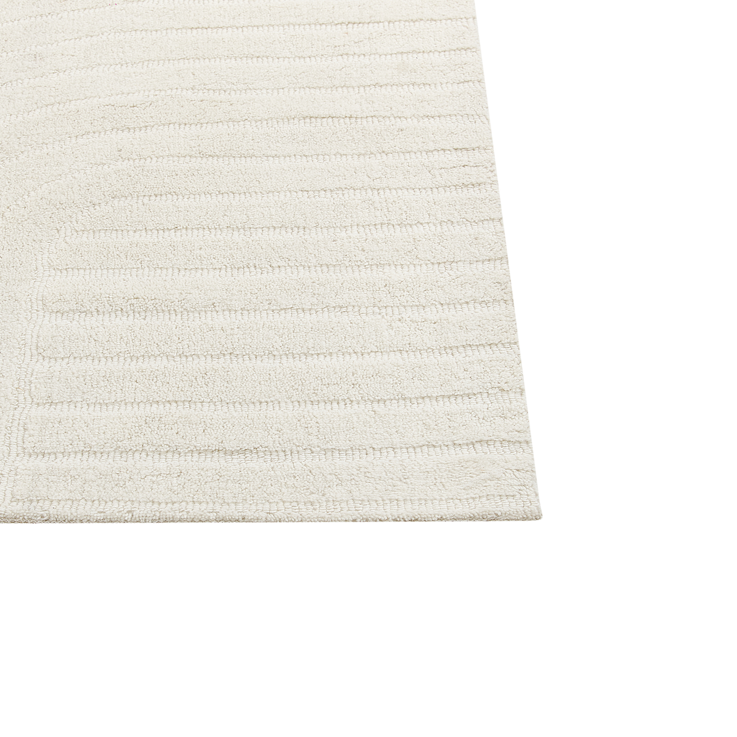 Teppich Wolle beige 300 x 400 cm abstraktes Muster Kurzflor DAGARI