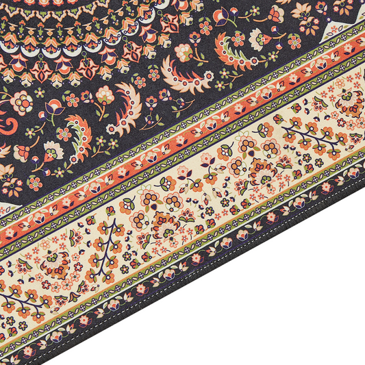 Teppich mehrfarbig 60 x 200 cm orientalisches Muster Kurzflor CIVRIL