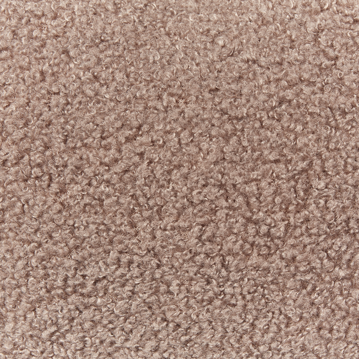 Dekokissen 2er Set HESPERIS Bouclé Braun Ohne Muster