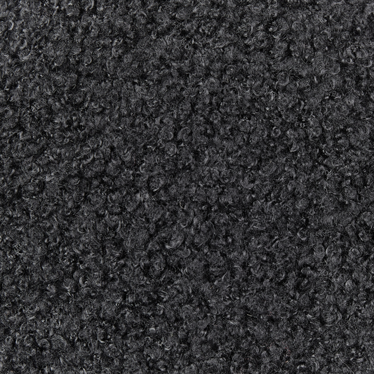 Dekokissen 2er Set CAMPONULA Bouclé 40 x 40 cm Schwarz Ohne Muster