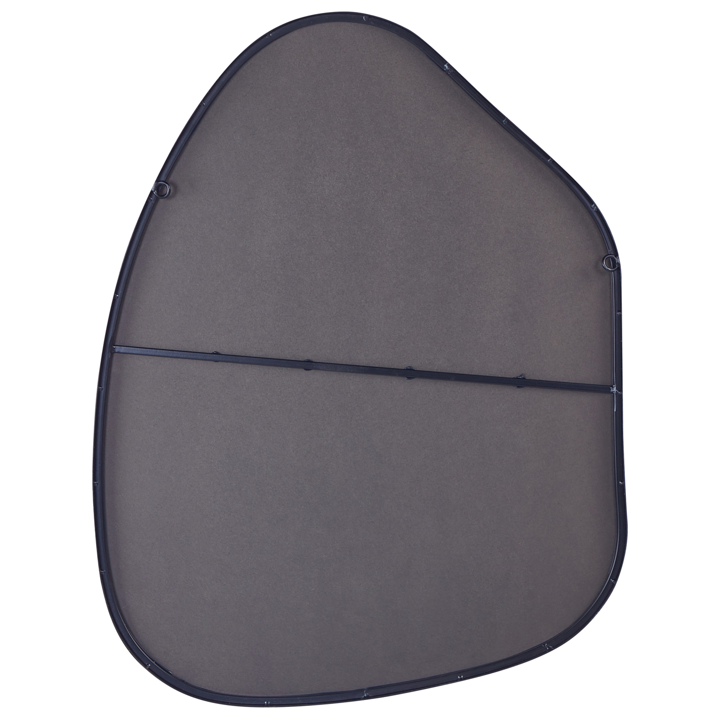 Wandspiegel PUTEAUX 70 cm 92 cm Metall Schwarz