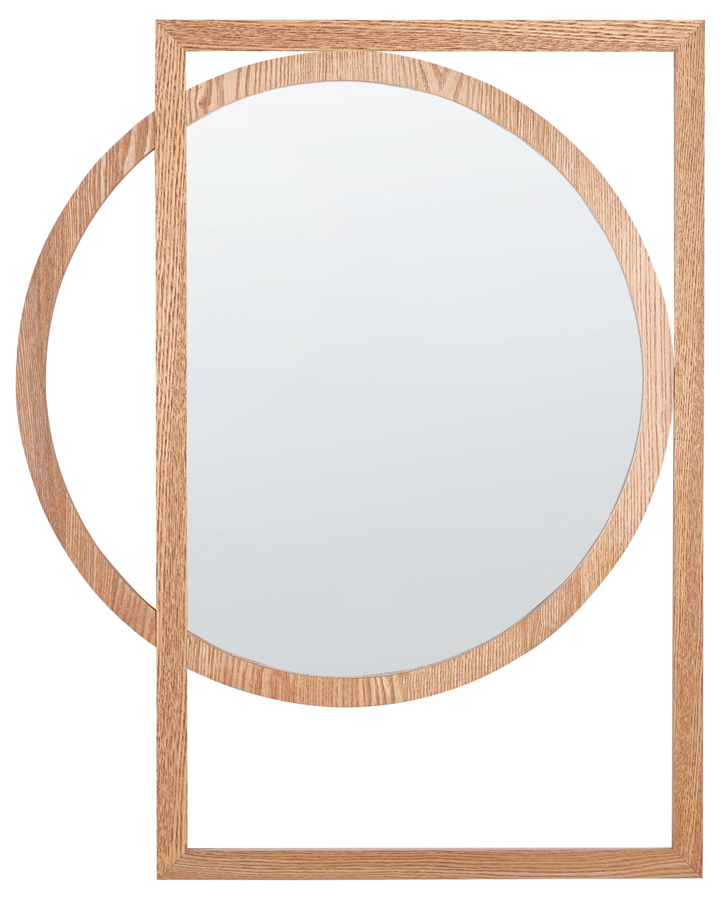 Wandspiegel LAURON 56 cm 71 cm Hellbraun