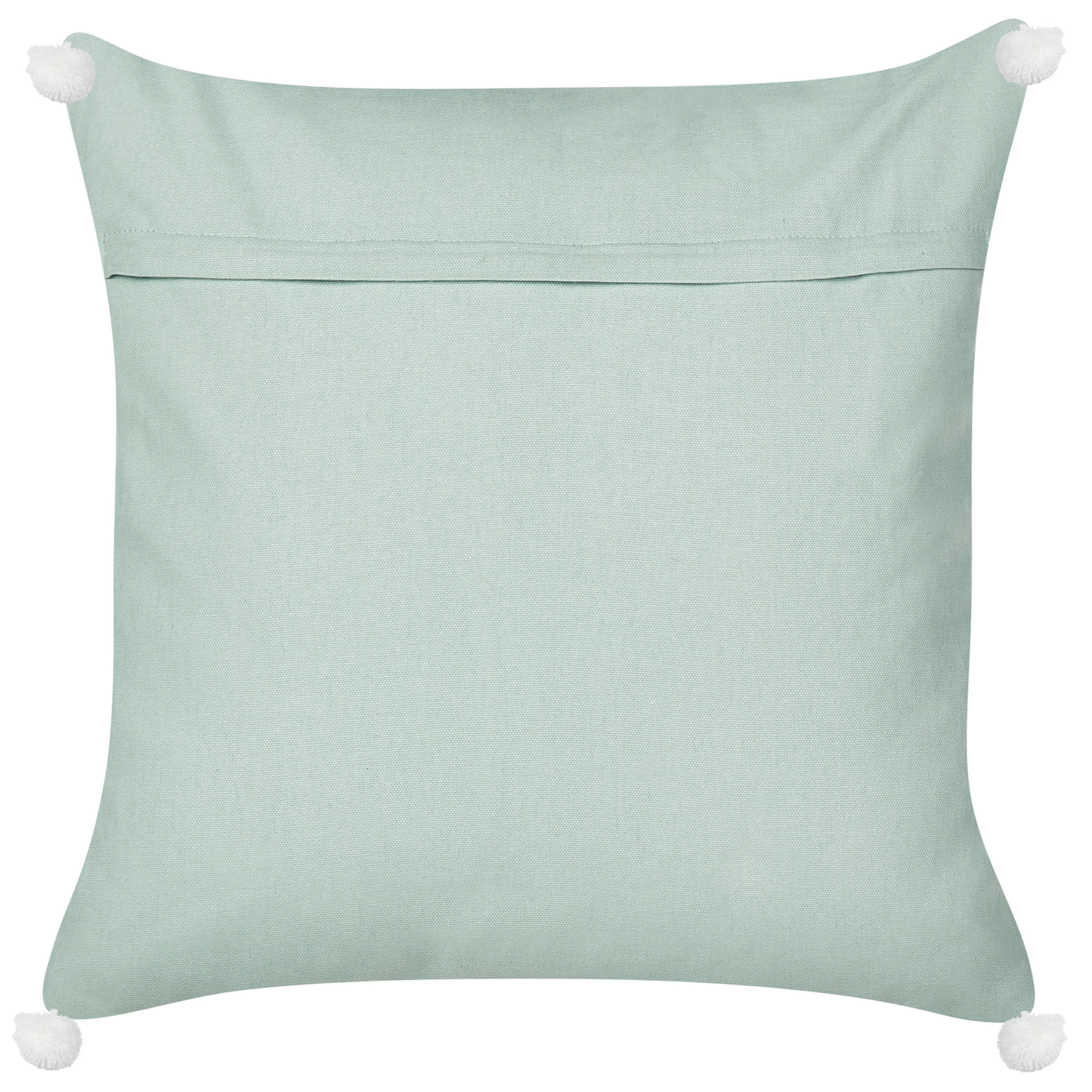 Dekokissen 2er Set NORI Baumwolle 45 x 45 cm Mintgrün Pflanzenmuster