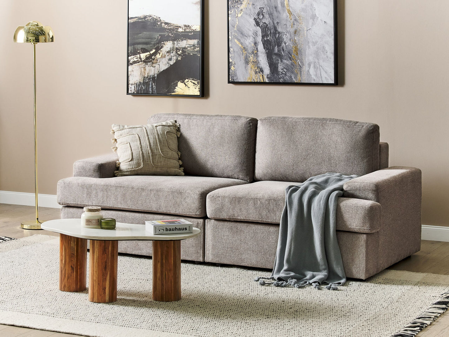 3-Sitzer Sofa taupe ALLA