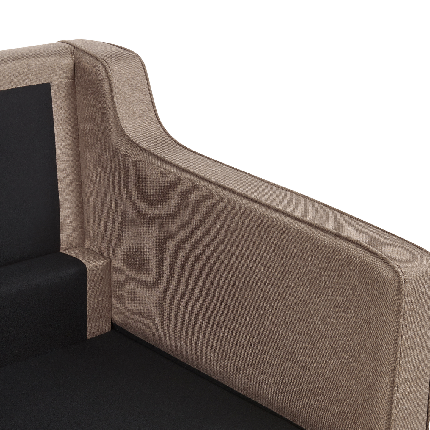 2-Sitzer Sofa hellbraun LOKKA