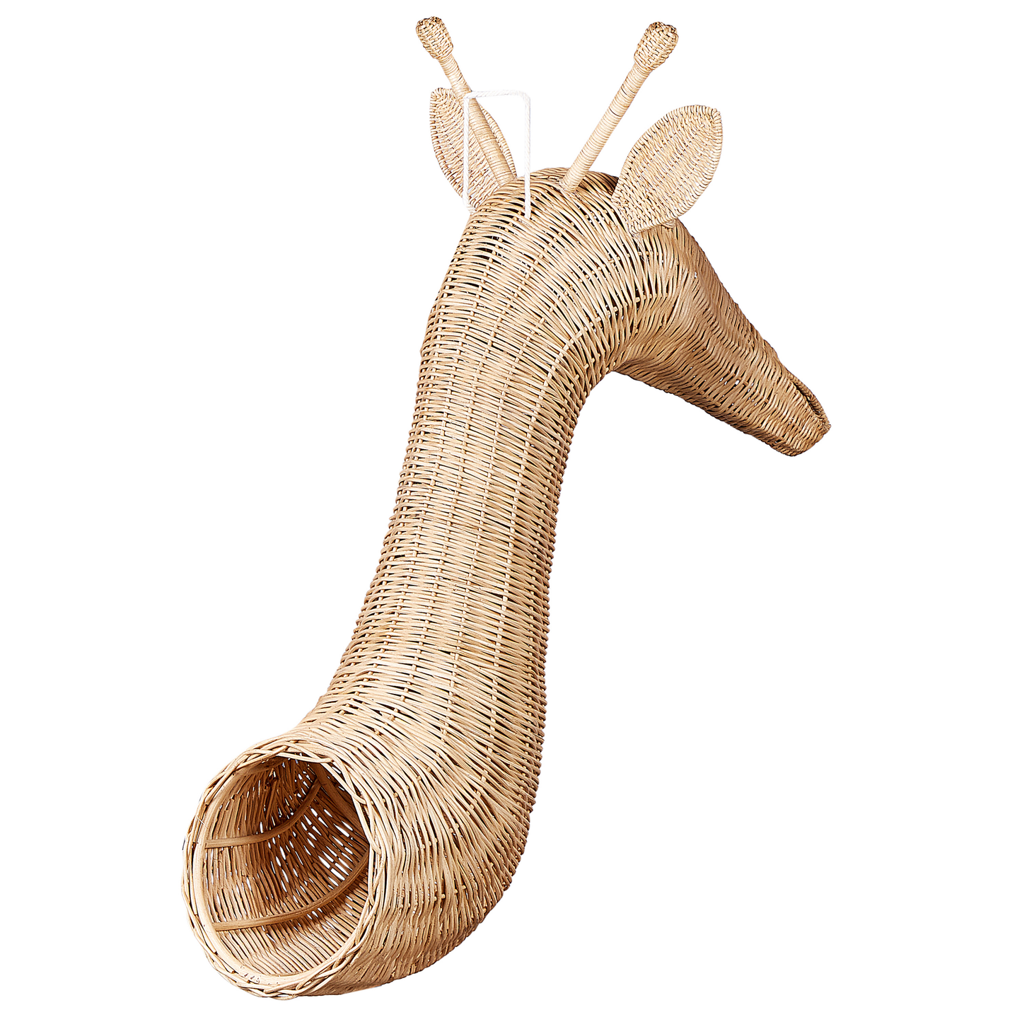 Wandobjekt Giraffe BANANEC Rattan 83 cm Naturfarben