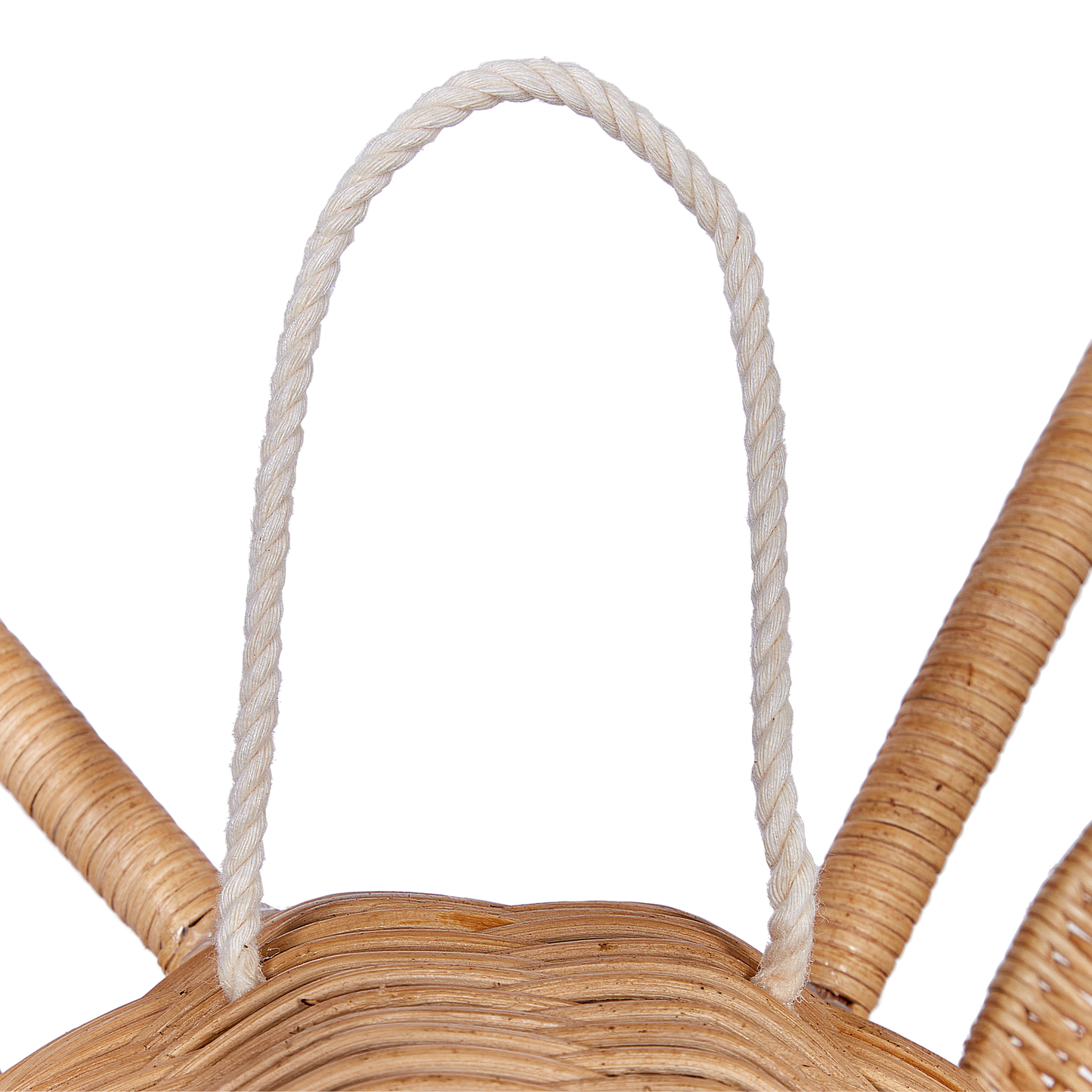 Wandobjekt Giraffe BANANEC Rattan 83 cm Naturfarben