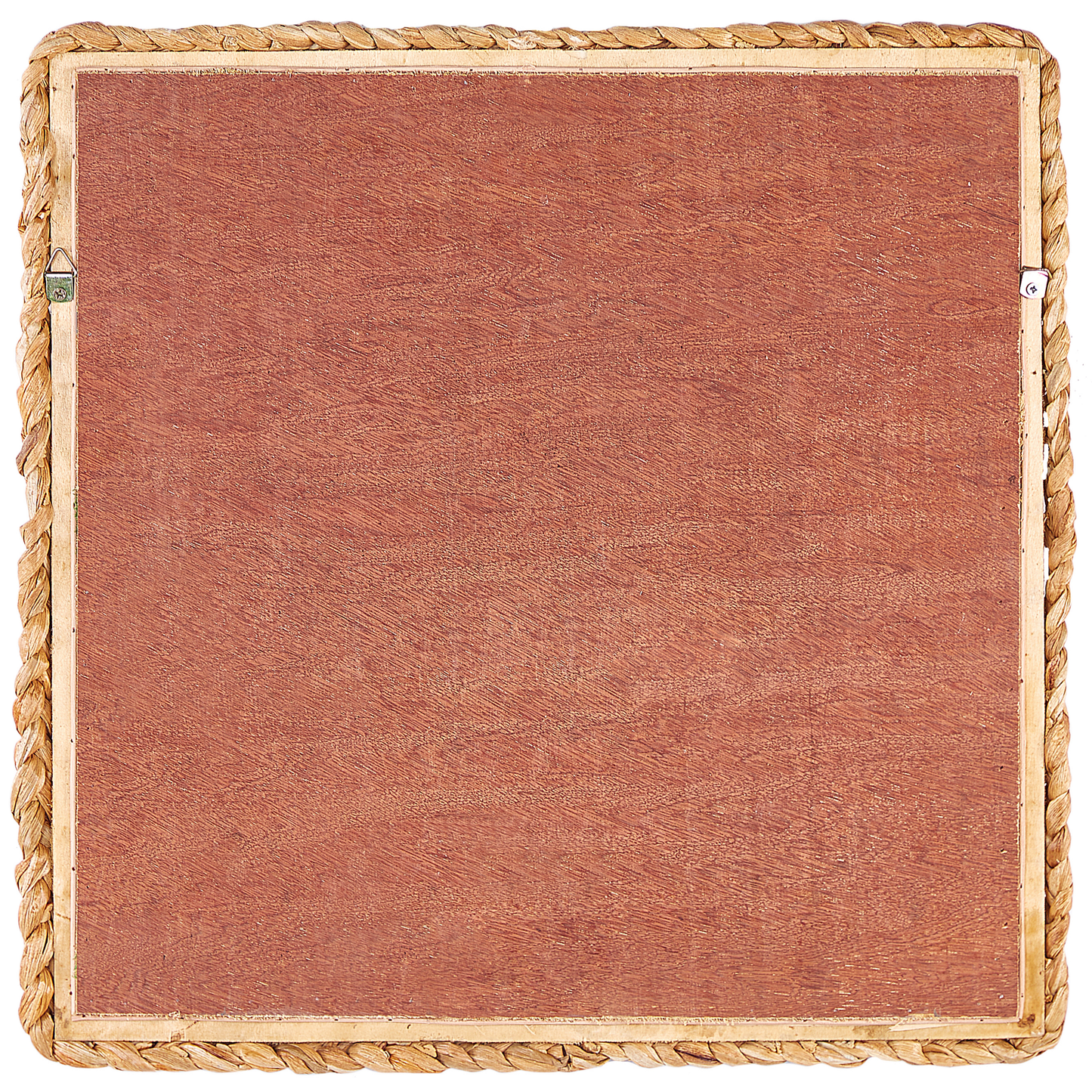 Wandspiegel LANGLI 52 cm 52 cm Geflecht Naturfarben