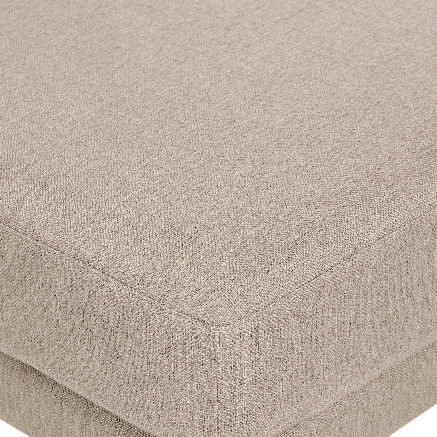 Ottomane SIGTUNA Stoff Beige