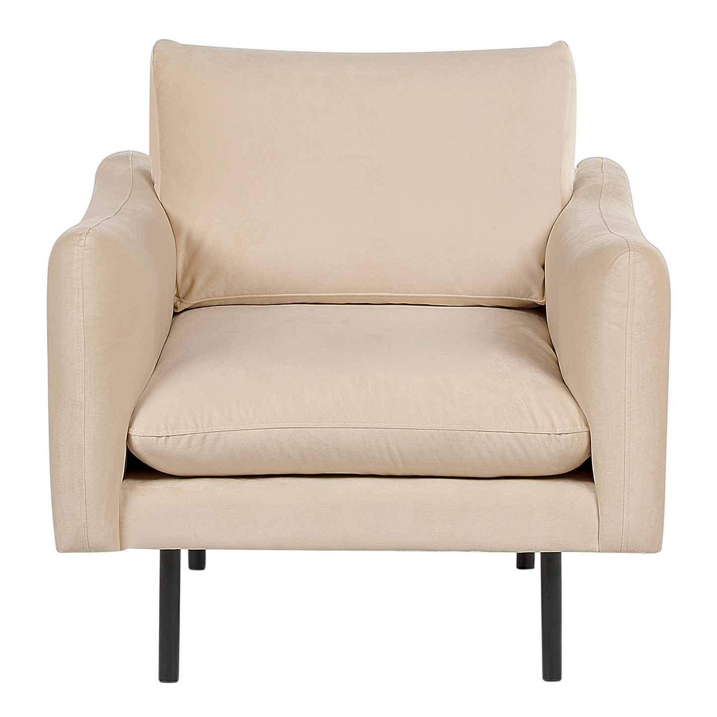 Sessel VINTERBRO Samtstoff Beige