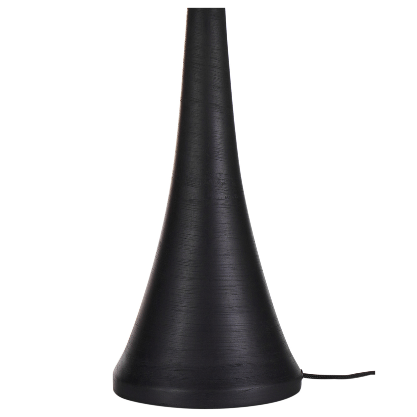 Tischleuchte PELLEJAS Baumwolle Schwarz