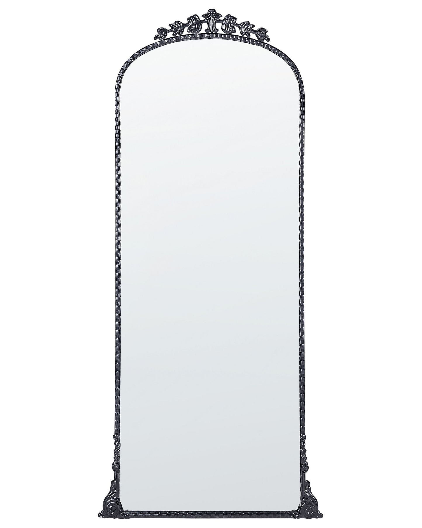 Wandspiegel LIVRY 51 cm 114 cm Metall Schwarz