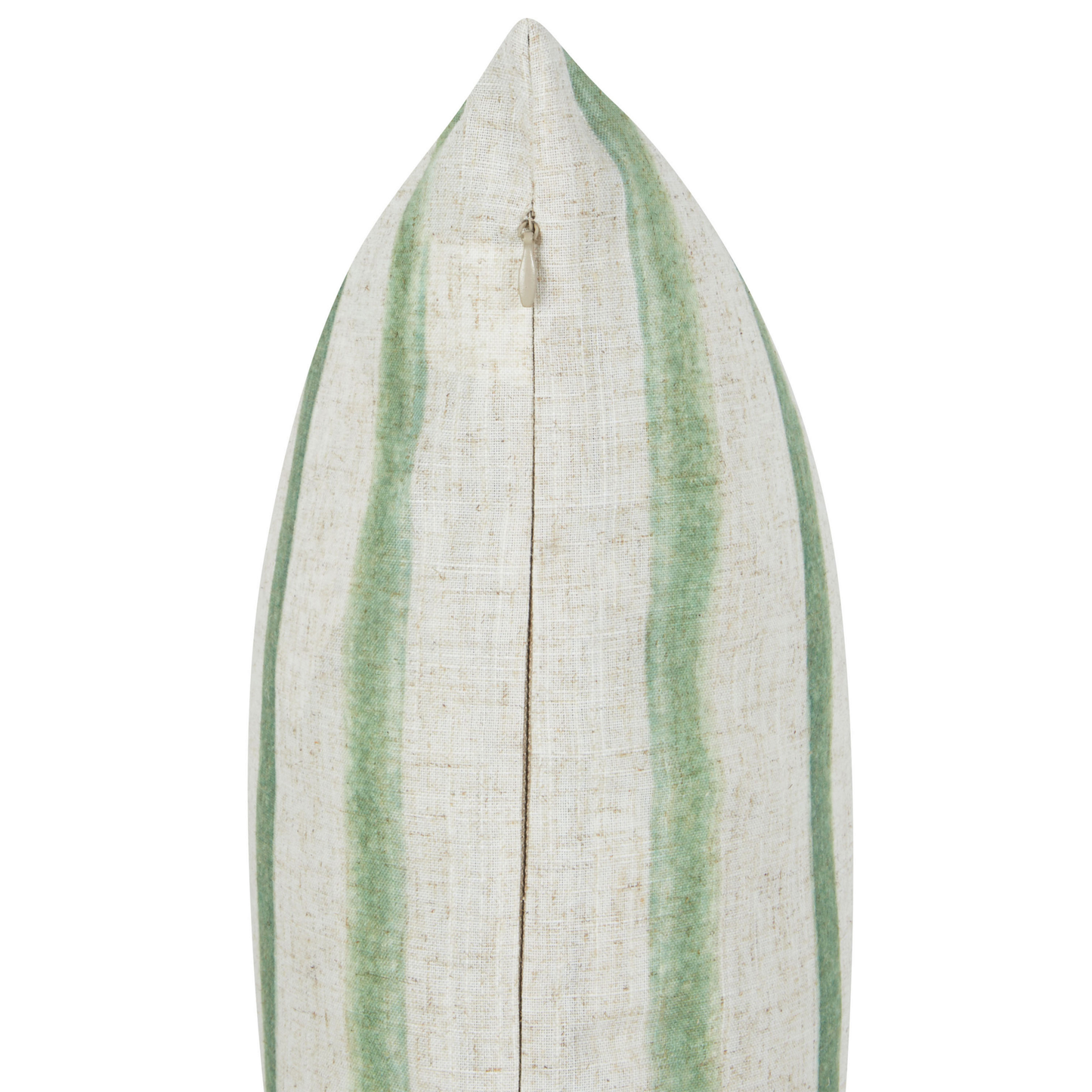 Dekokissen 2er Set KAFRA 45 x 45 cm Grün Streifenmuster