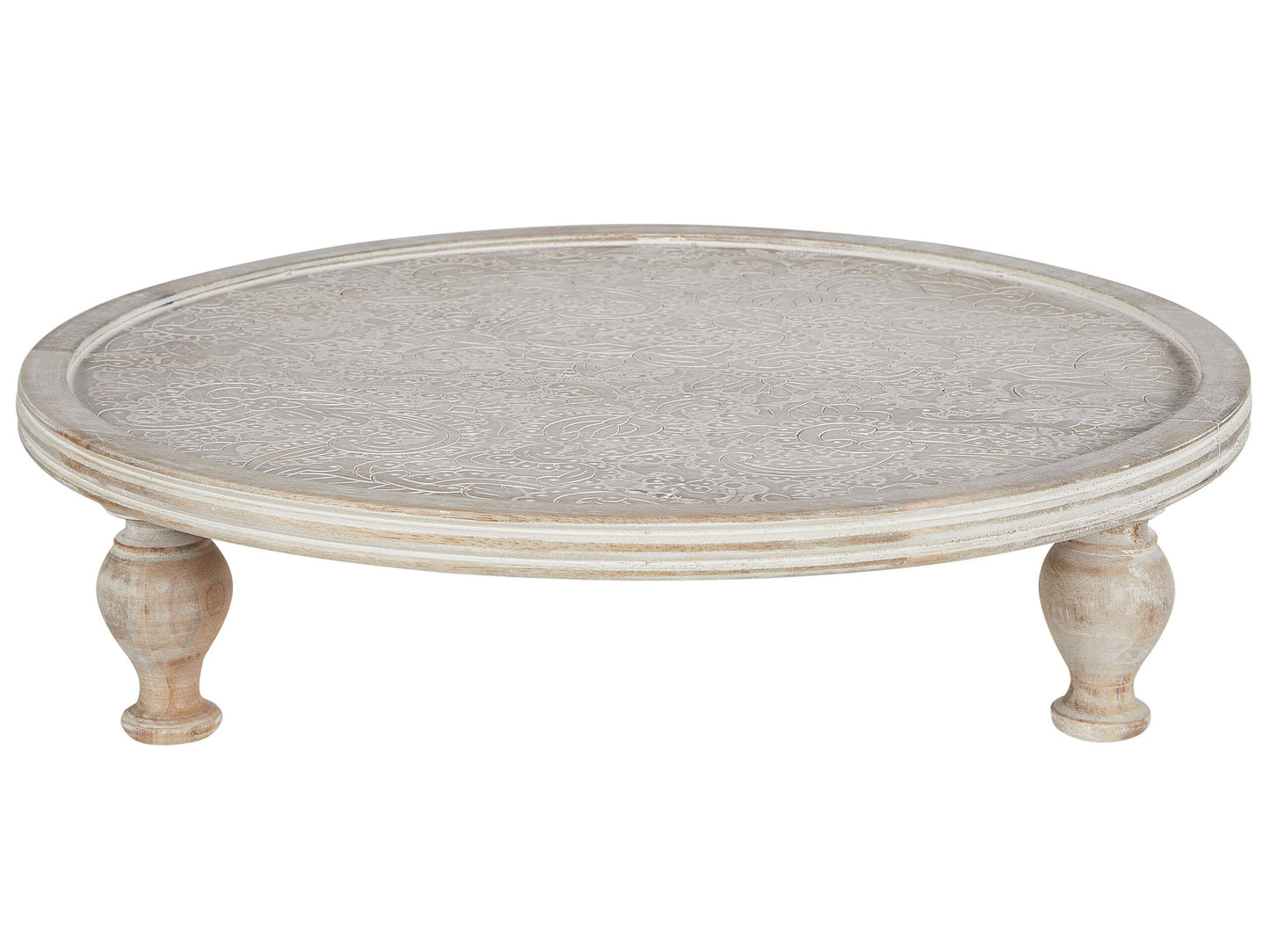 Tortenplatte LUKSOR Mango Holz Hellbraun